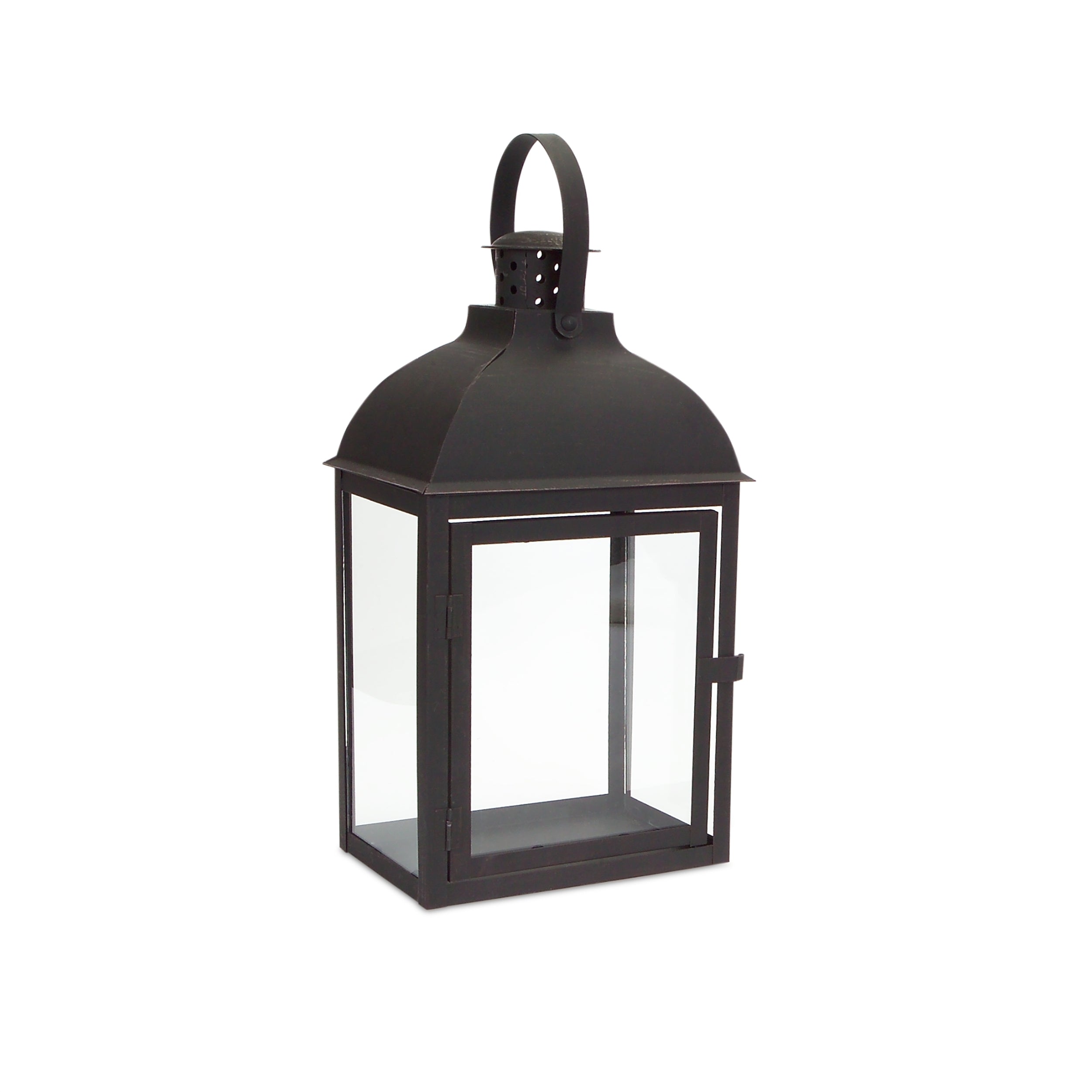 Modern Black Metal Lantern (Set of 3)