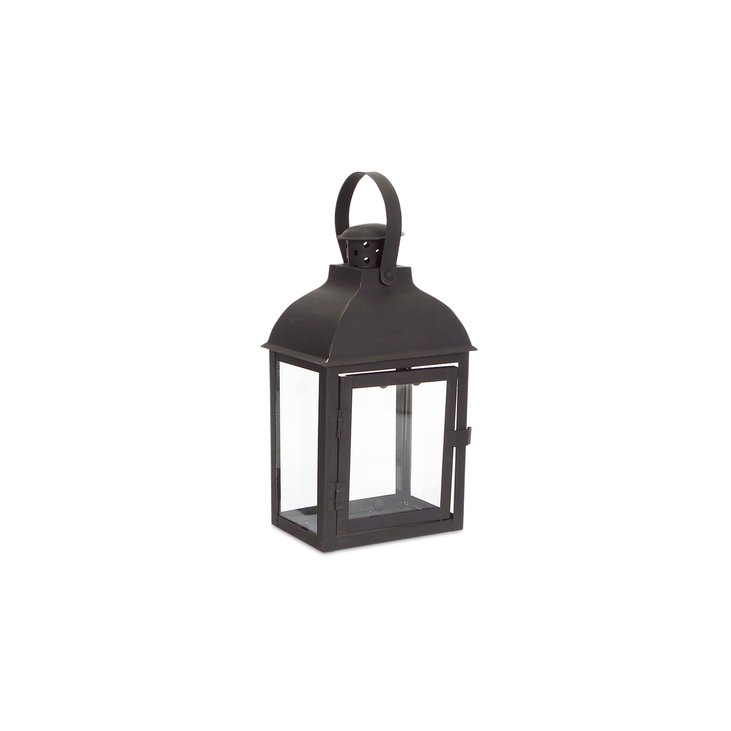 Modern Black Metal Lantern (Set of 3)