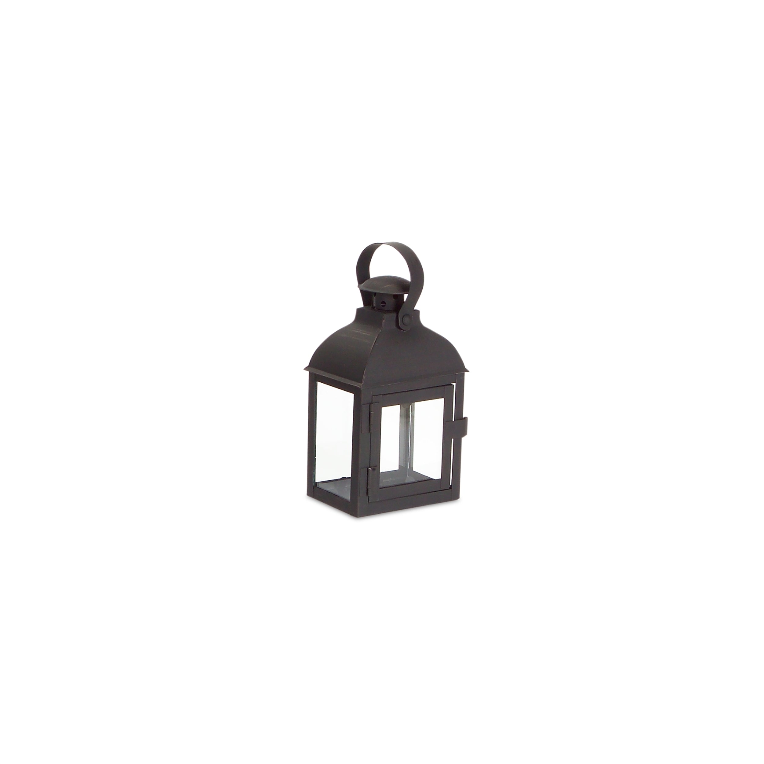 Modern Black Metal Lantern (Set of 3)