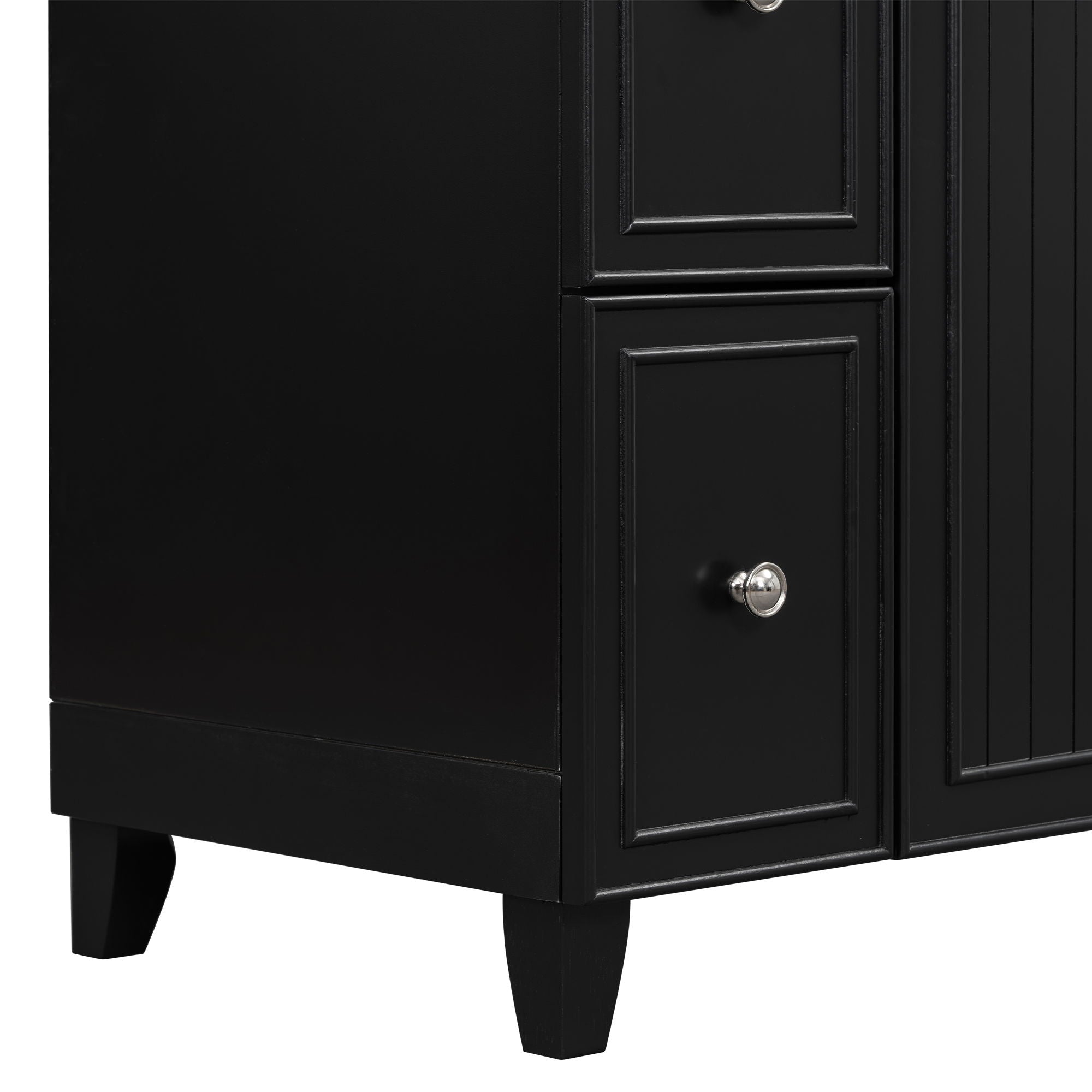 Bathroom Vanity Cabinet With Sink - Black