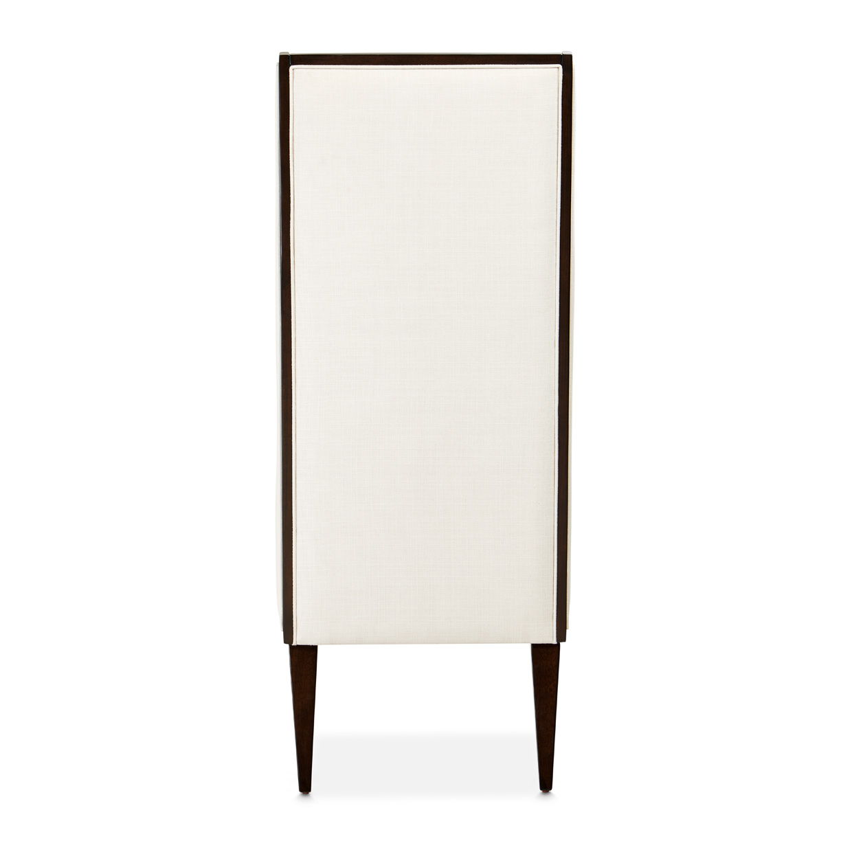 Belmont Place - Desk Chair - White / Dark Brown