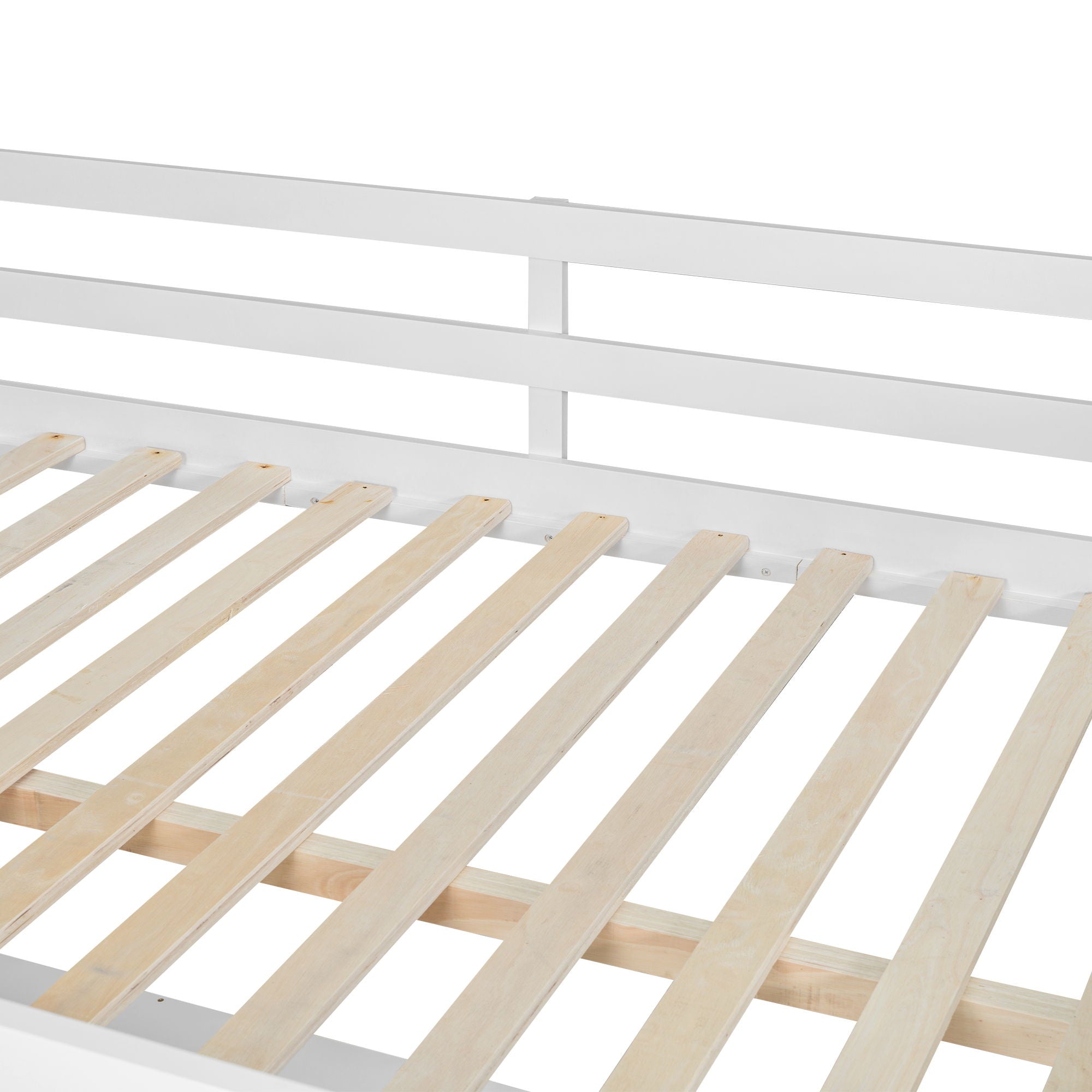 Loft Bed With U-Shaped Desk, Drawers, And Storage Shelves