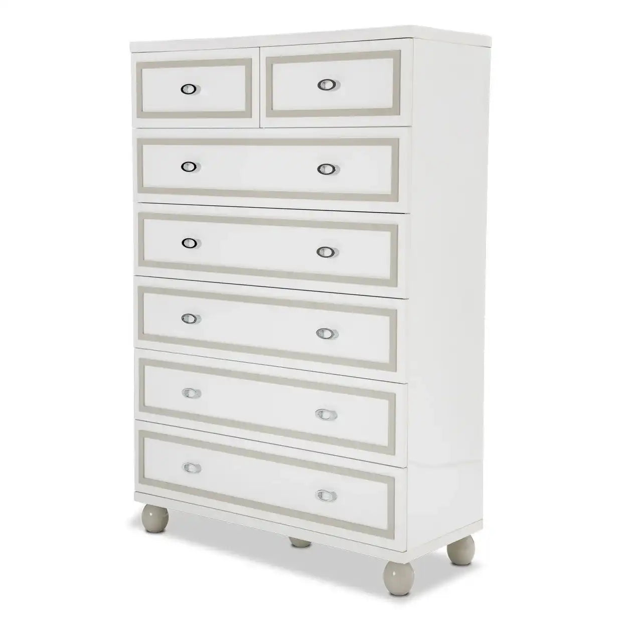 Sky Tower - 7-Drawer Chest - White - Best Buy Furniture