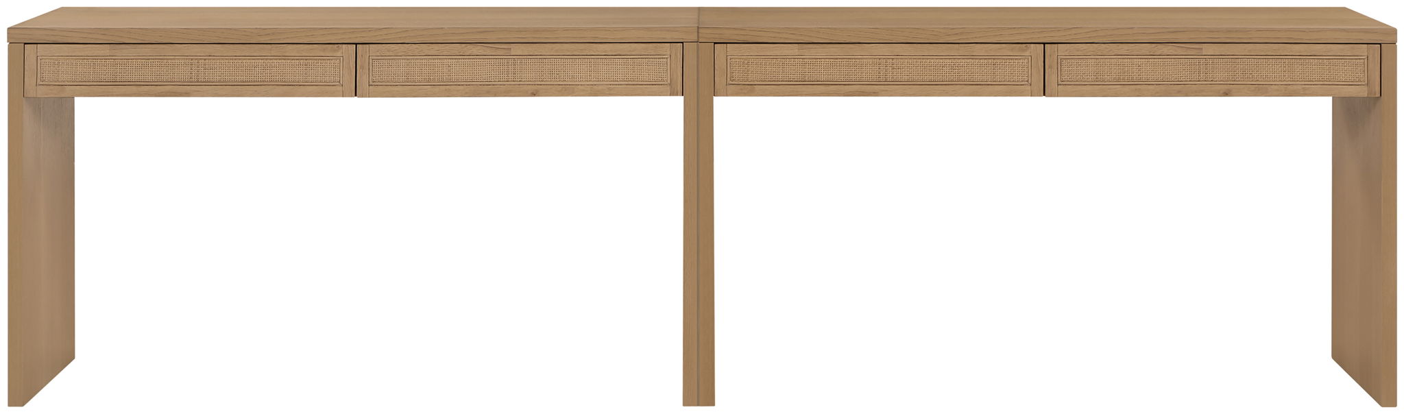 Avro - Solid Wood And Oak Veneer Desk