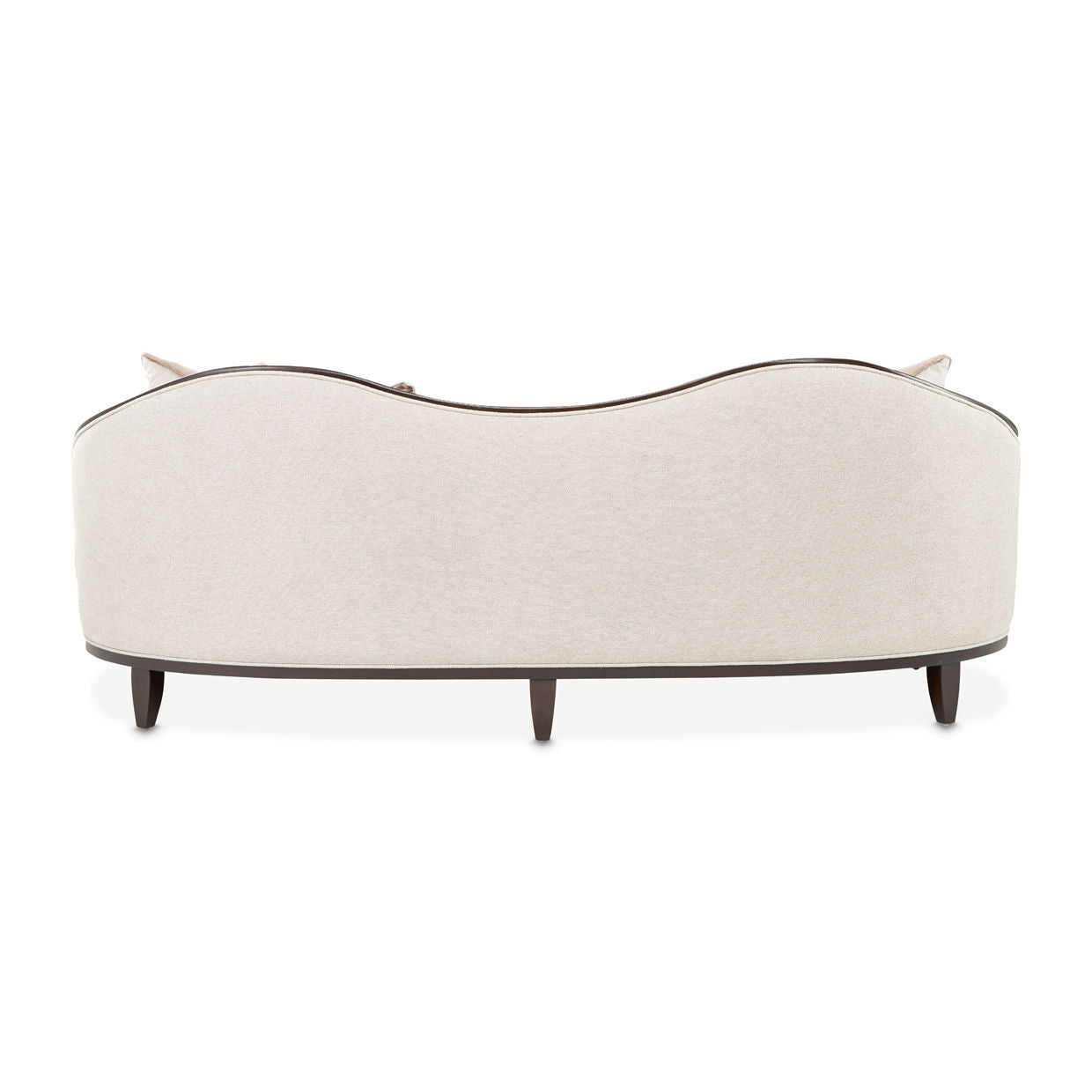 Camellia Field - Chenille Sofa - Beige / Dark Brown