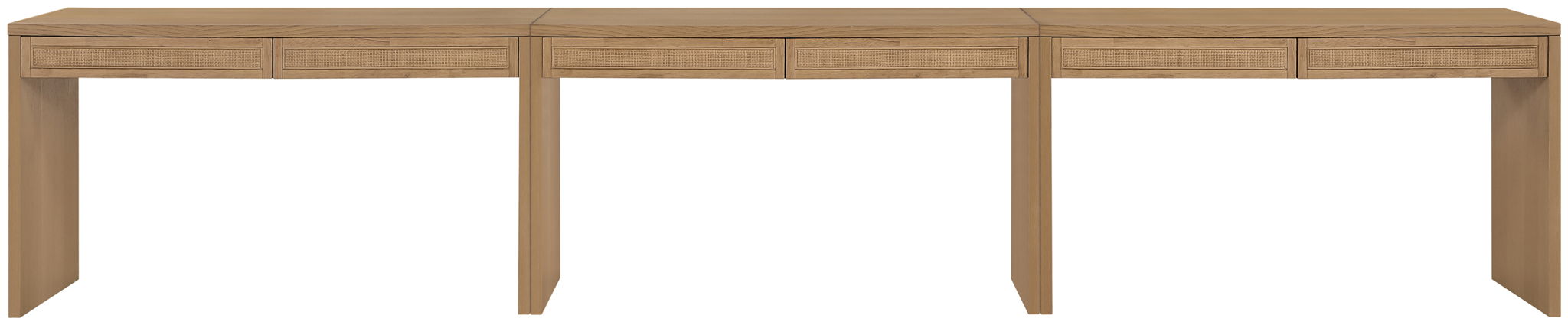 Avro - Solid Wood And Oak Veneer Desk