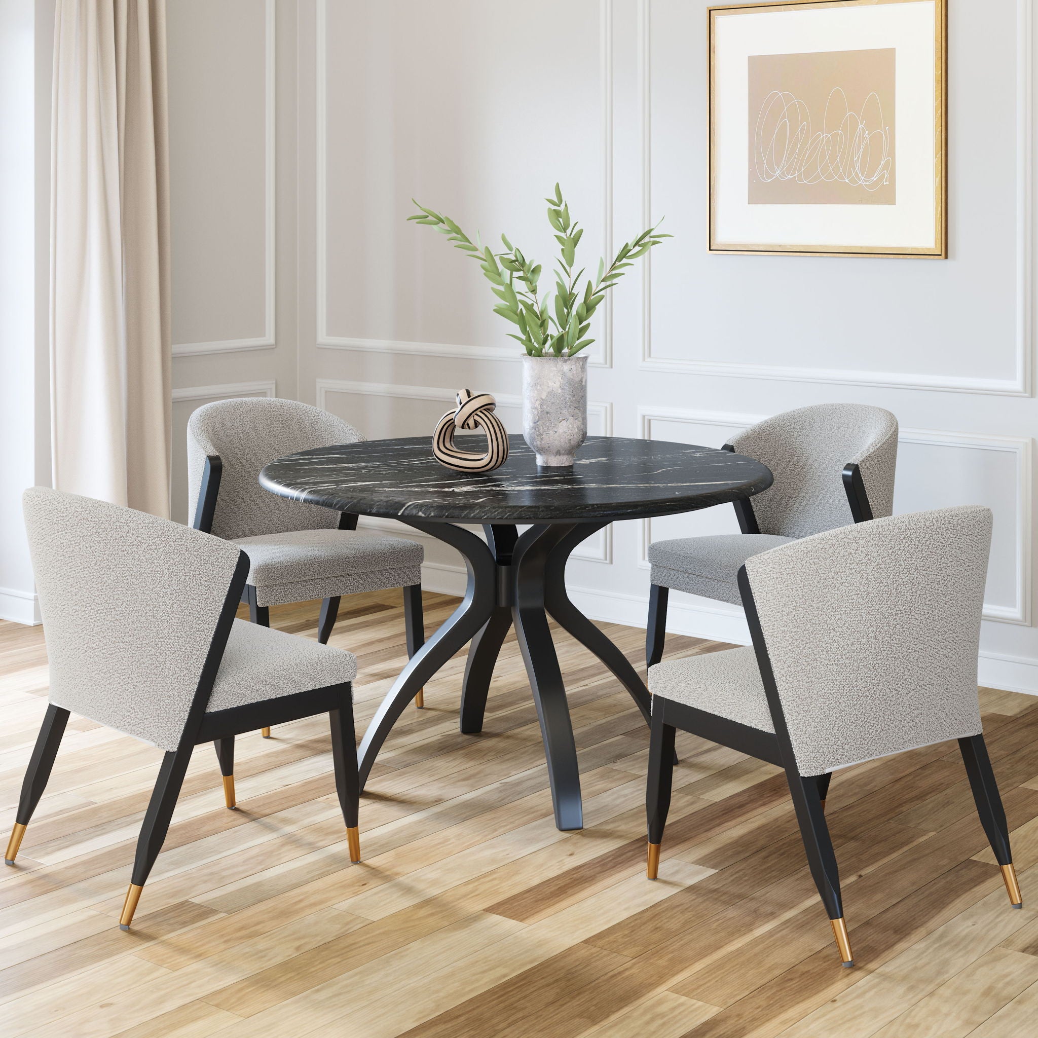 Sumay - Dining Table - Black