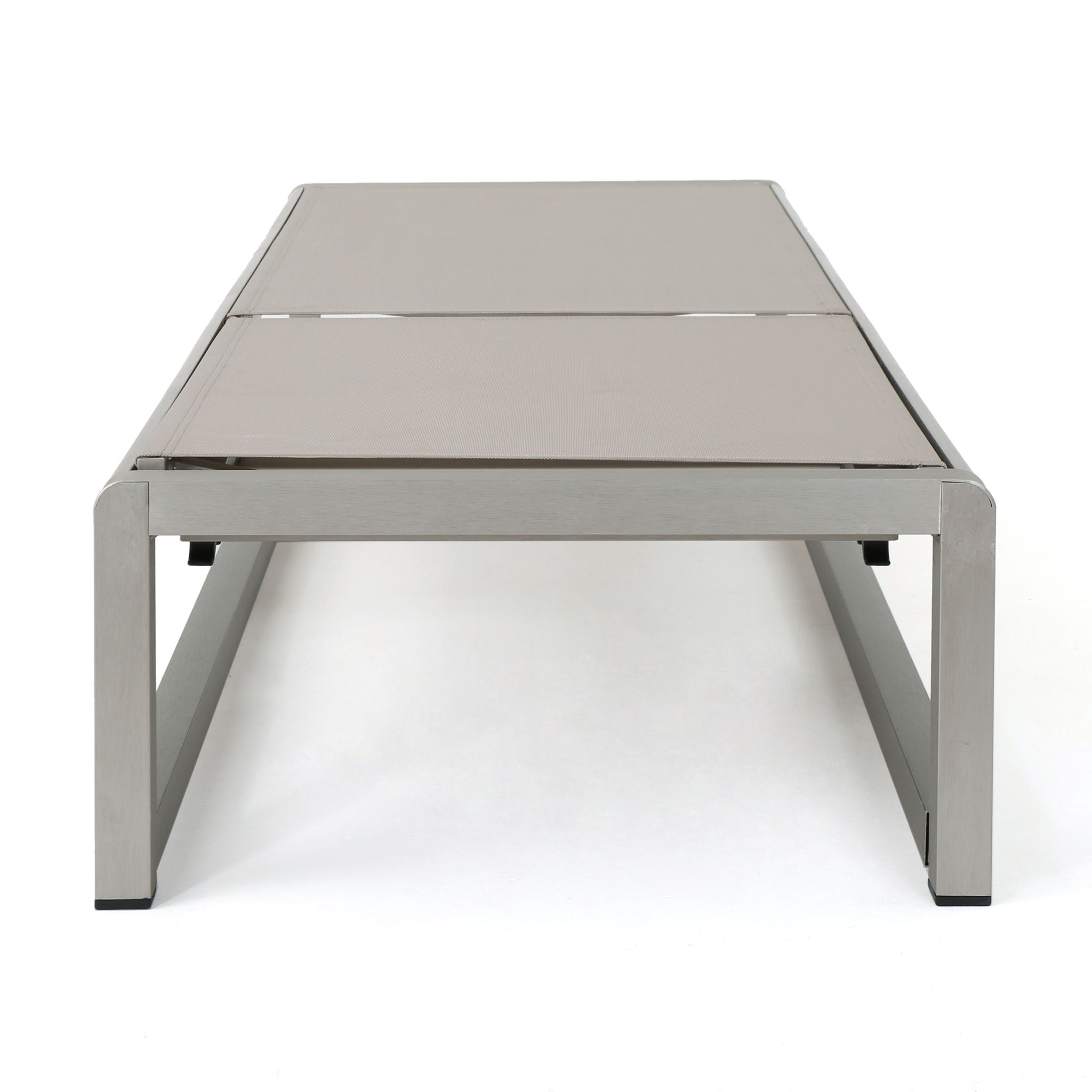 Outdoor Patio Chaise Lounge With 5 Reclining Positions