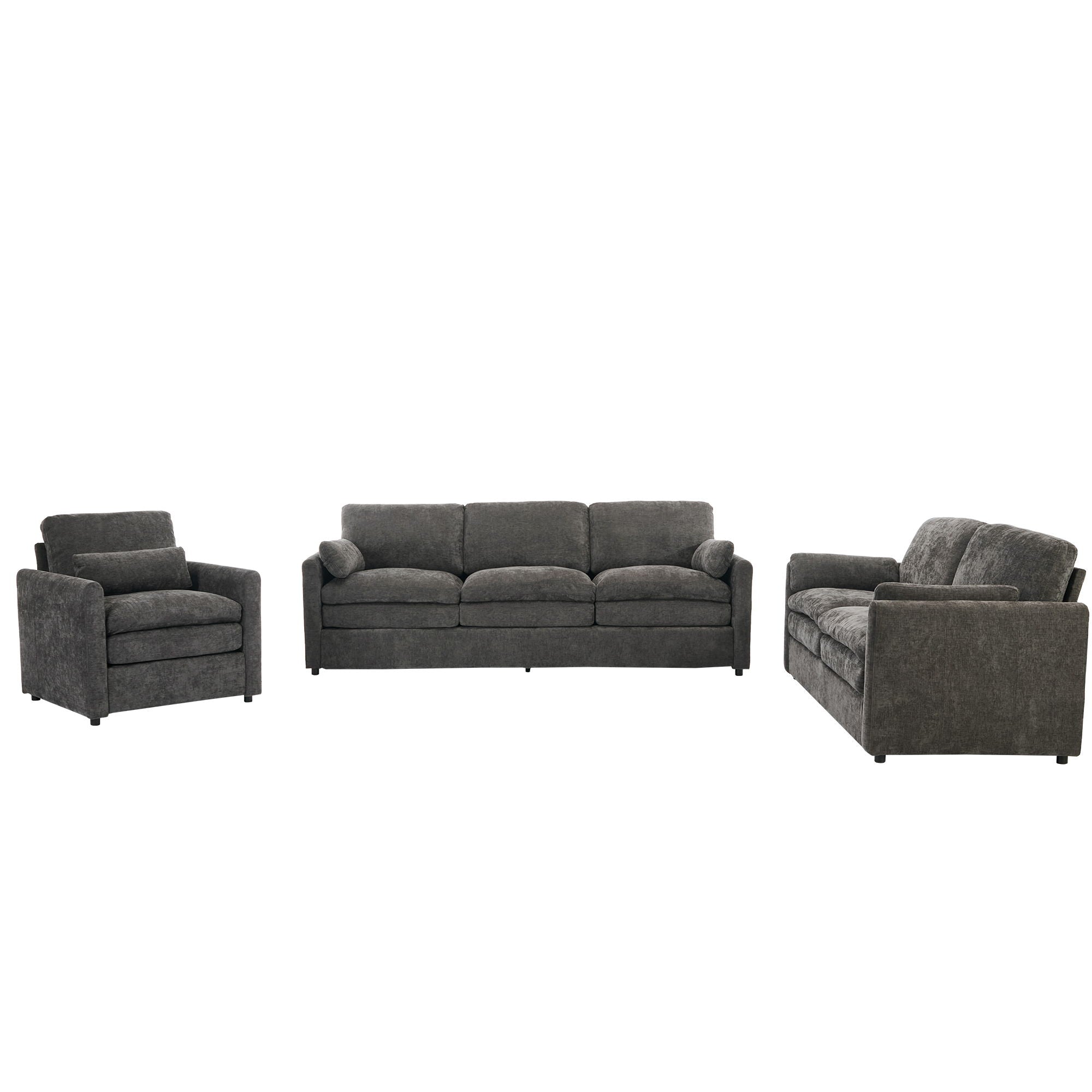Cozy Sofa Set Oversized Comfy Cloud Sofa With Double Cushion