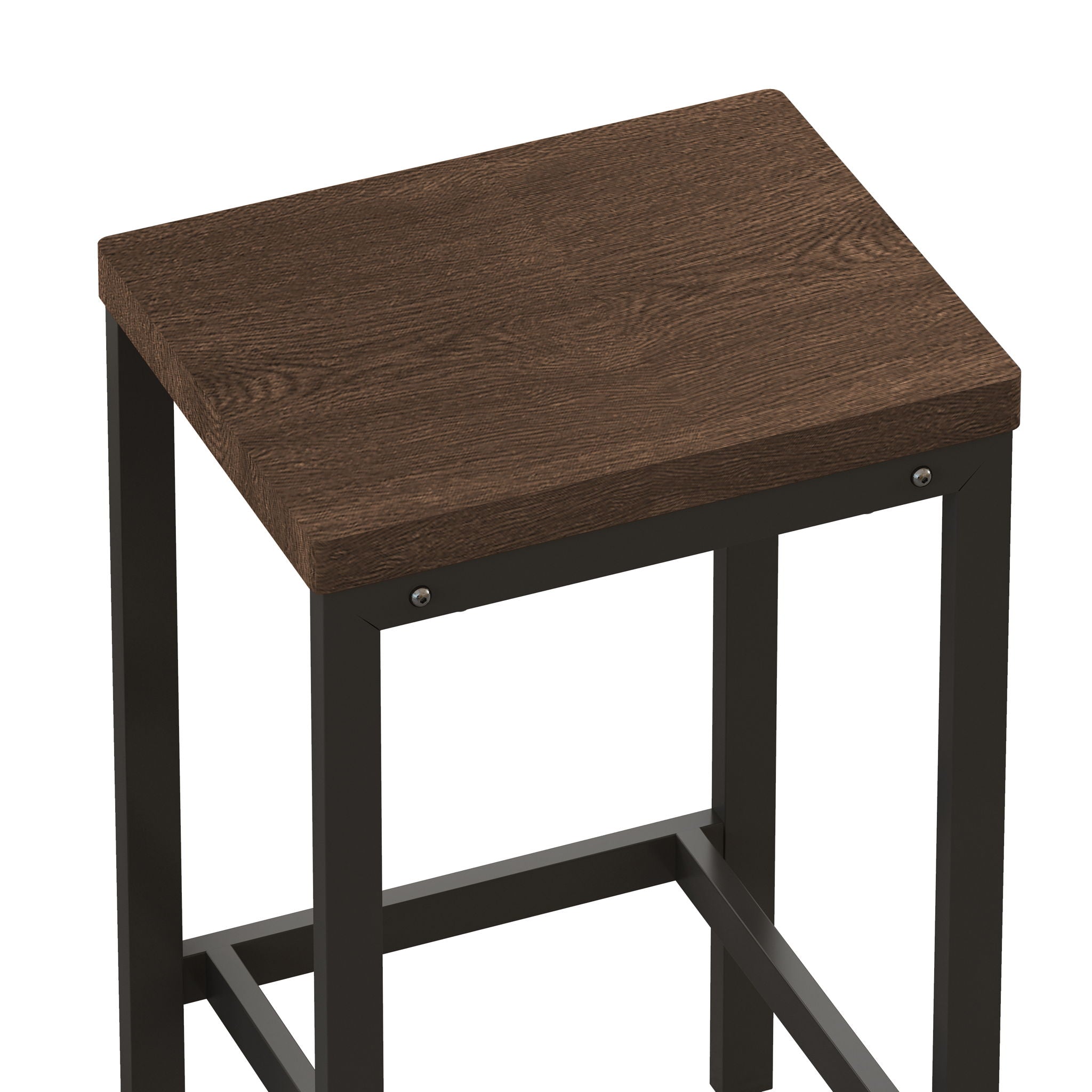 Modern Design Long Dining Table Set With 3 Stools
