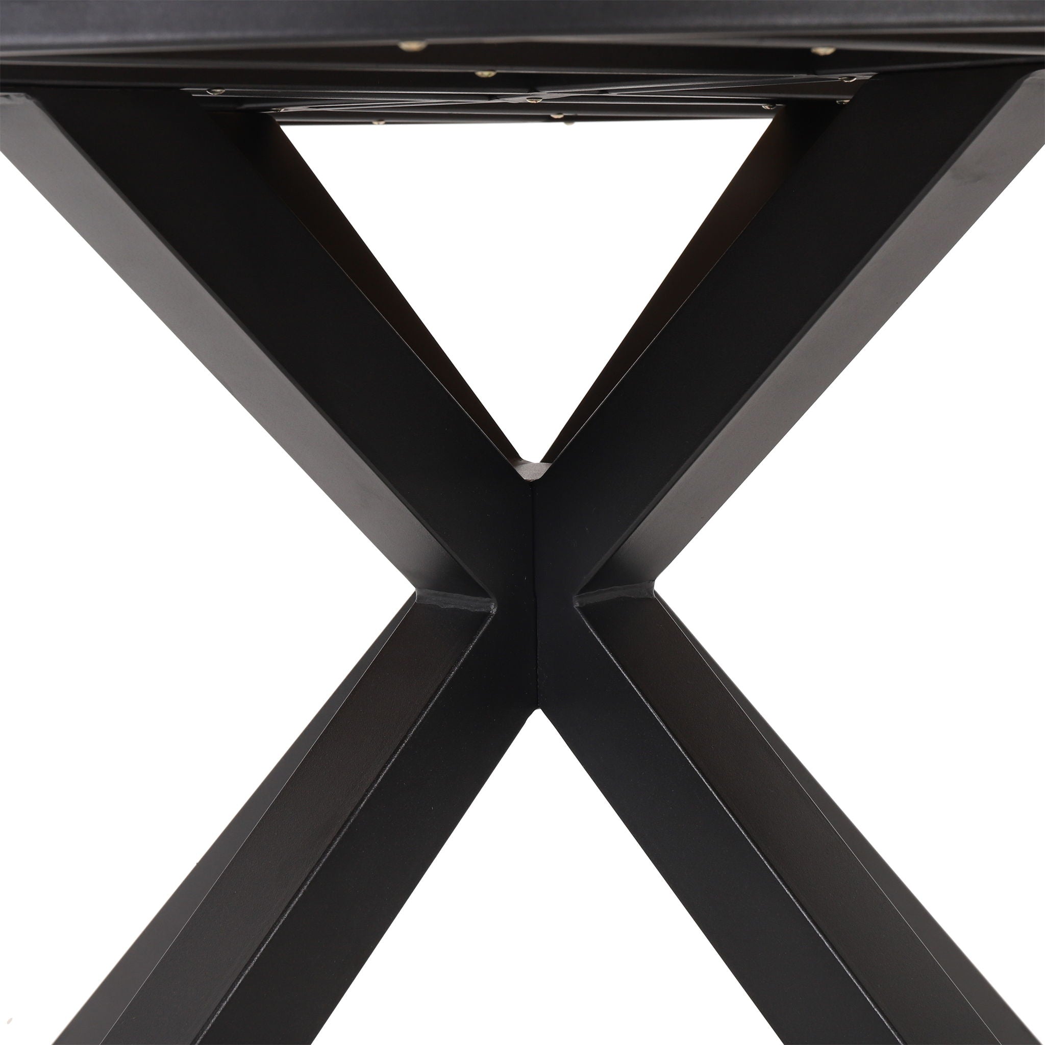 Outdoor Dining Table - Teak / Black