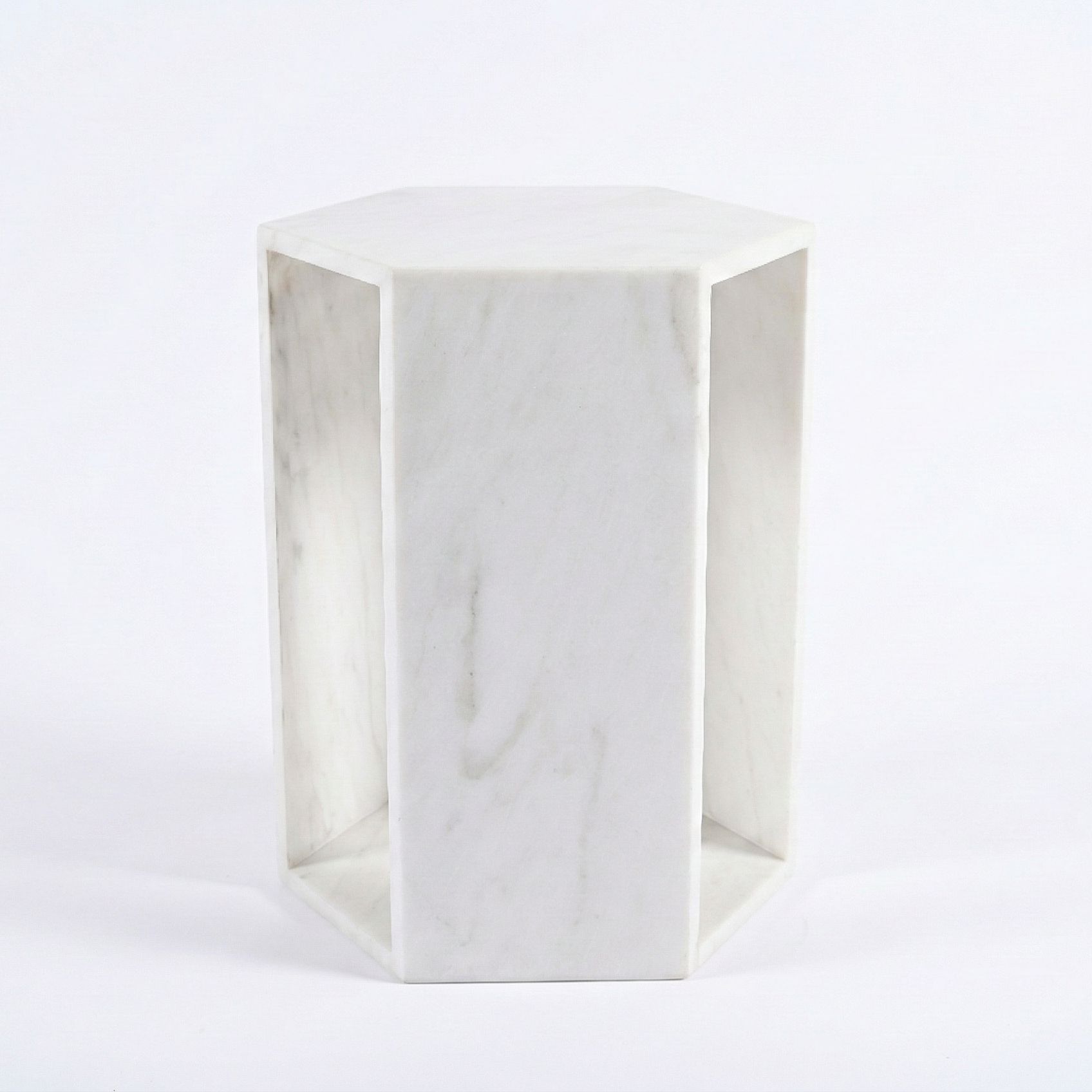 Modern Minimalist Hexagon Side Table