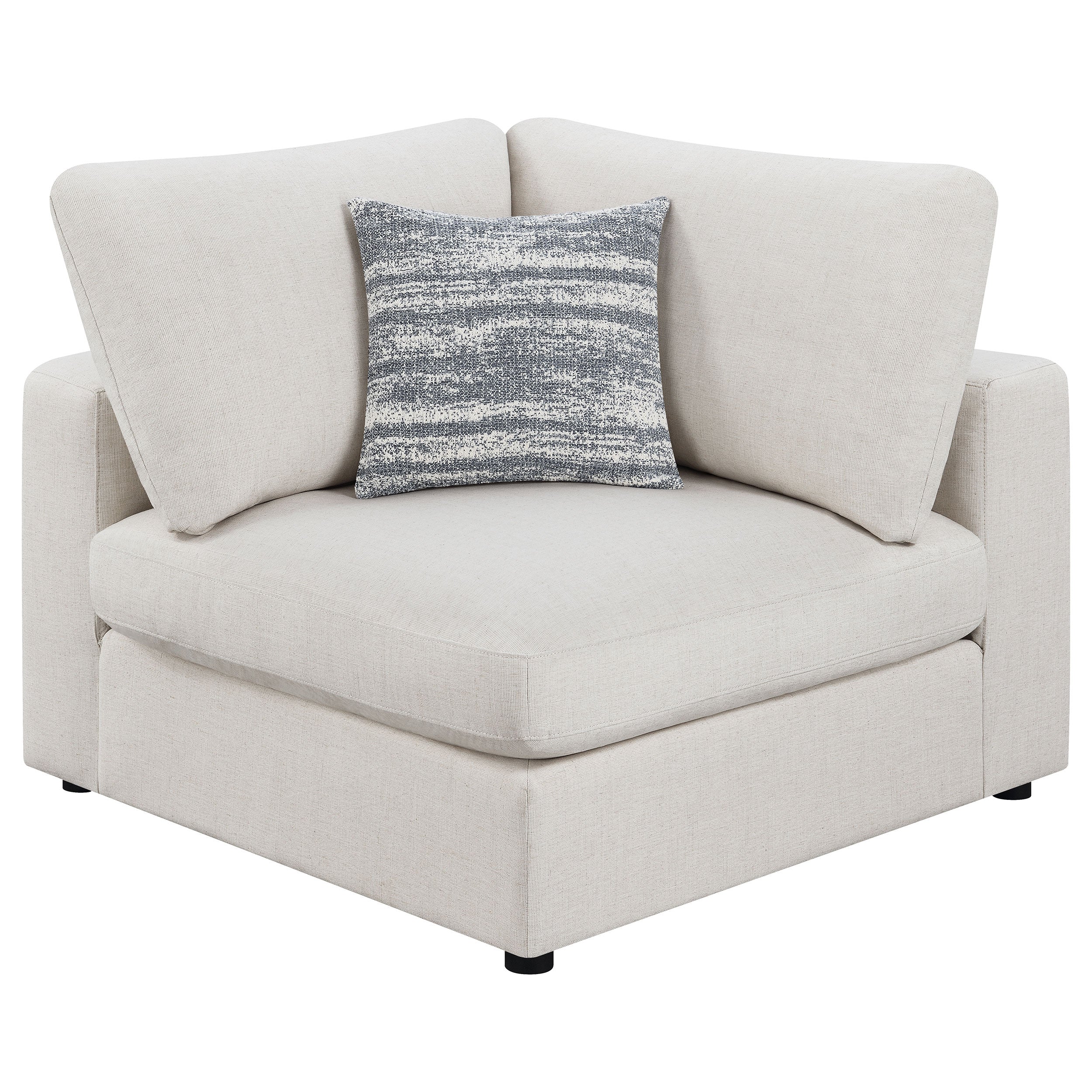 Serene Upholstered Corner Beige-CoasterEssence
