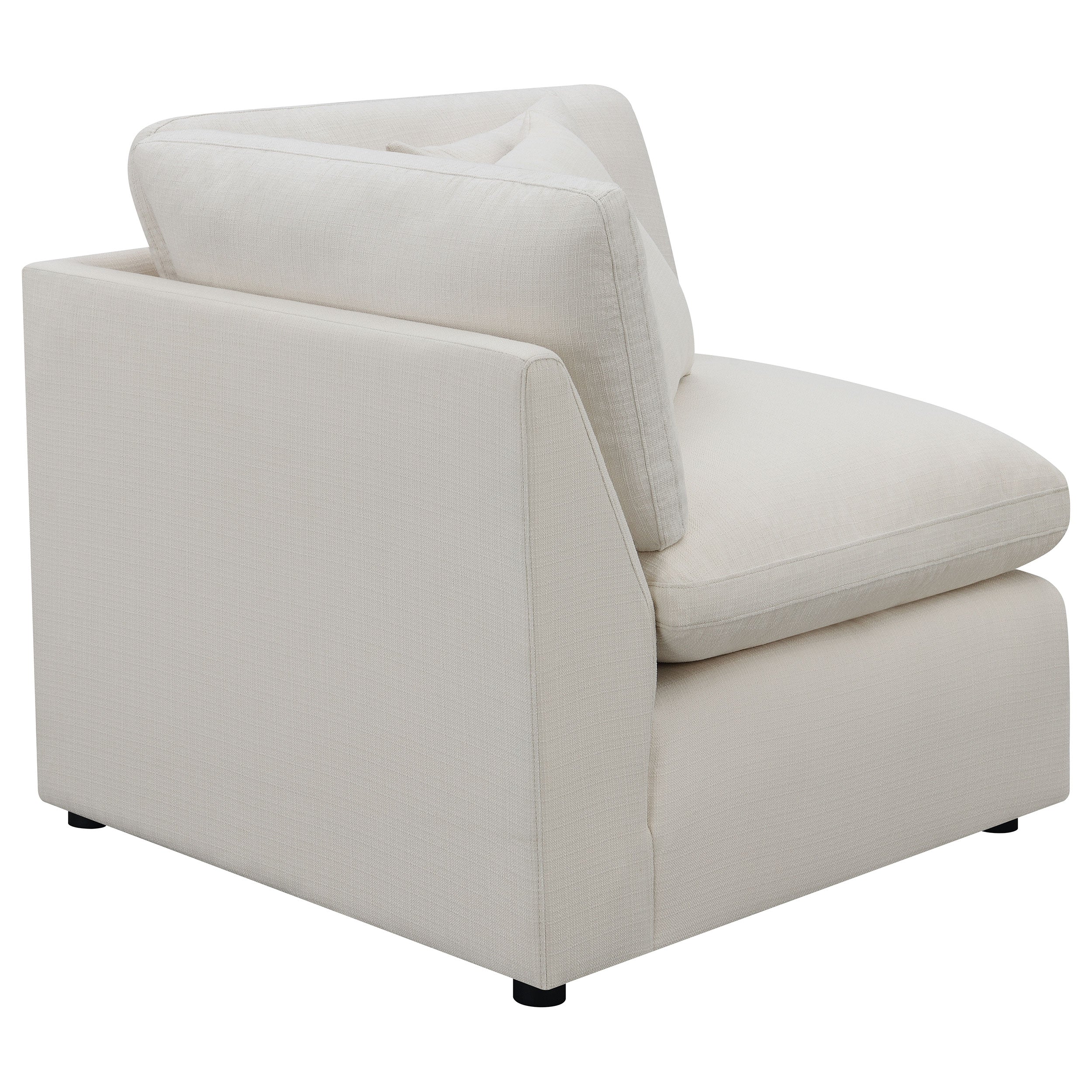 Hobson Upholstered Corner Ivory-CoasterElevations