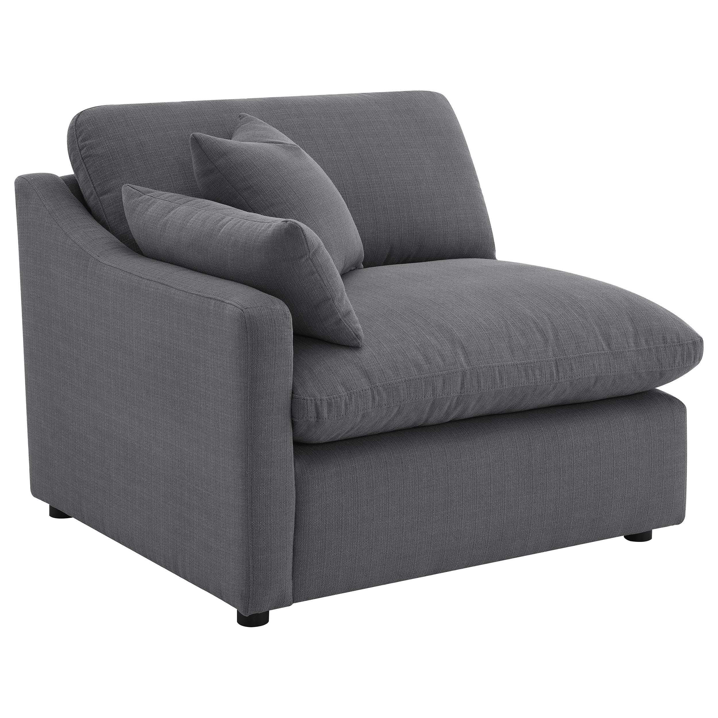 Hobson 5-piece Upholstered Modular Sectional Sofa Charcoal-Coaster