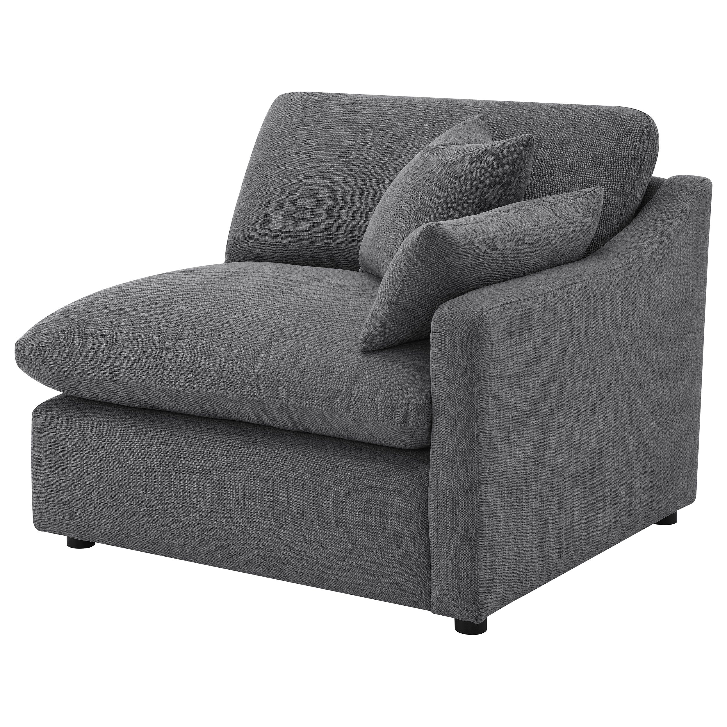 Hobson Upholstered RAF Chair Charcoal-