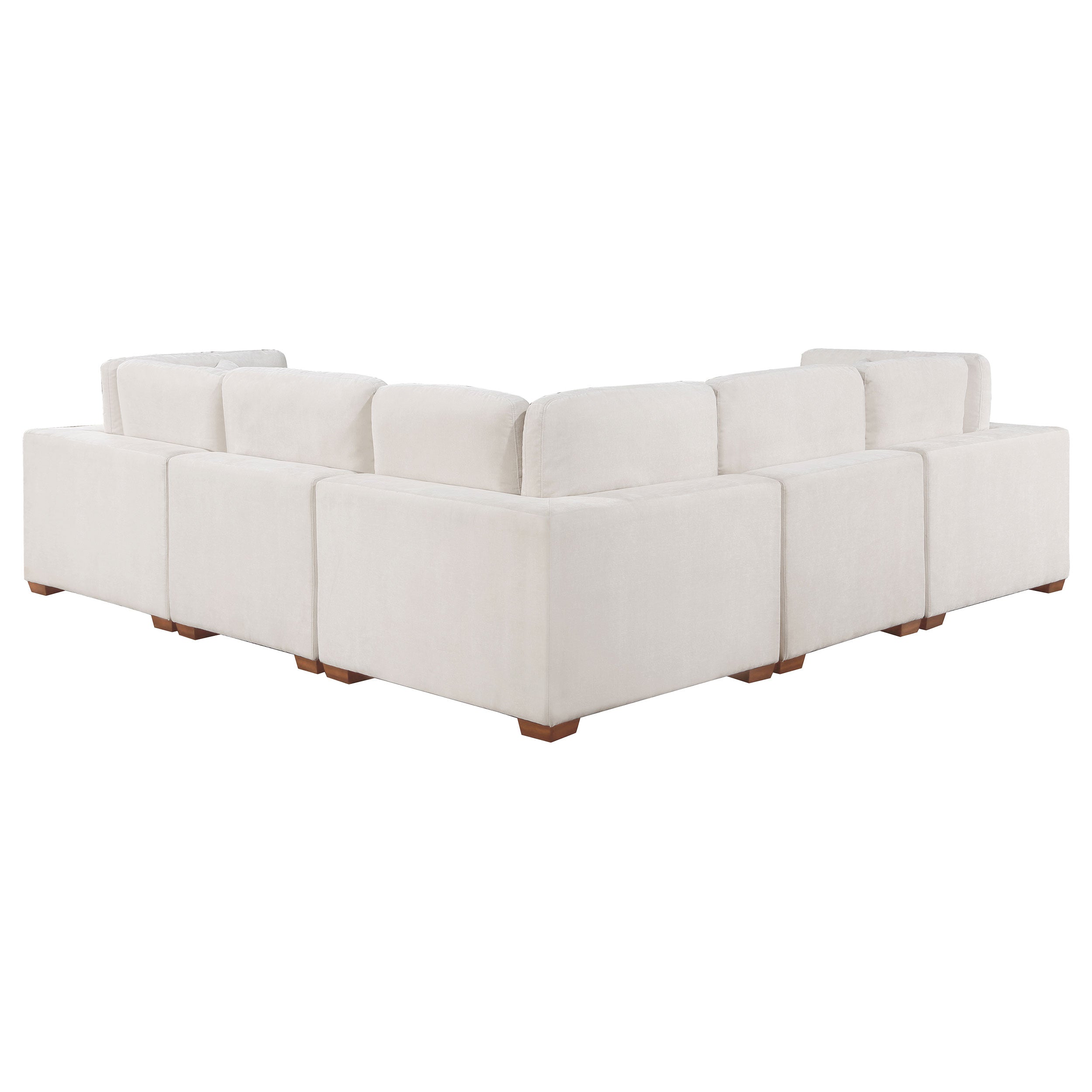 Lakeview 6-piece Upholstered Modular Sectional Sofa Ivory-Coaster