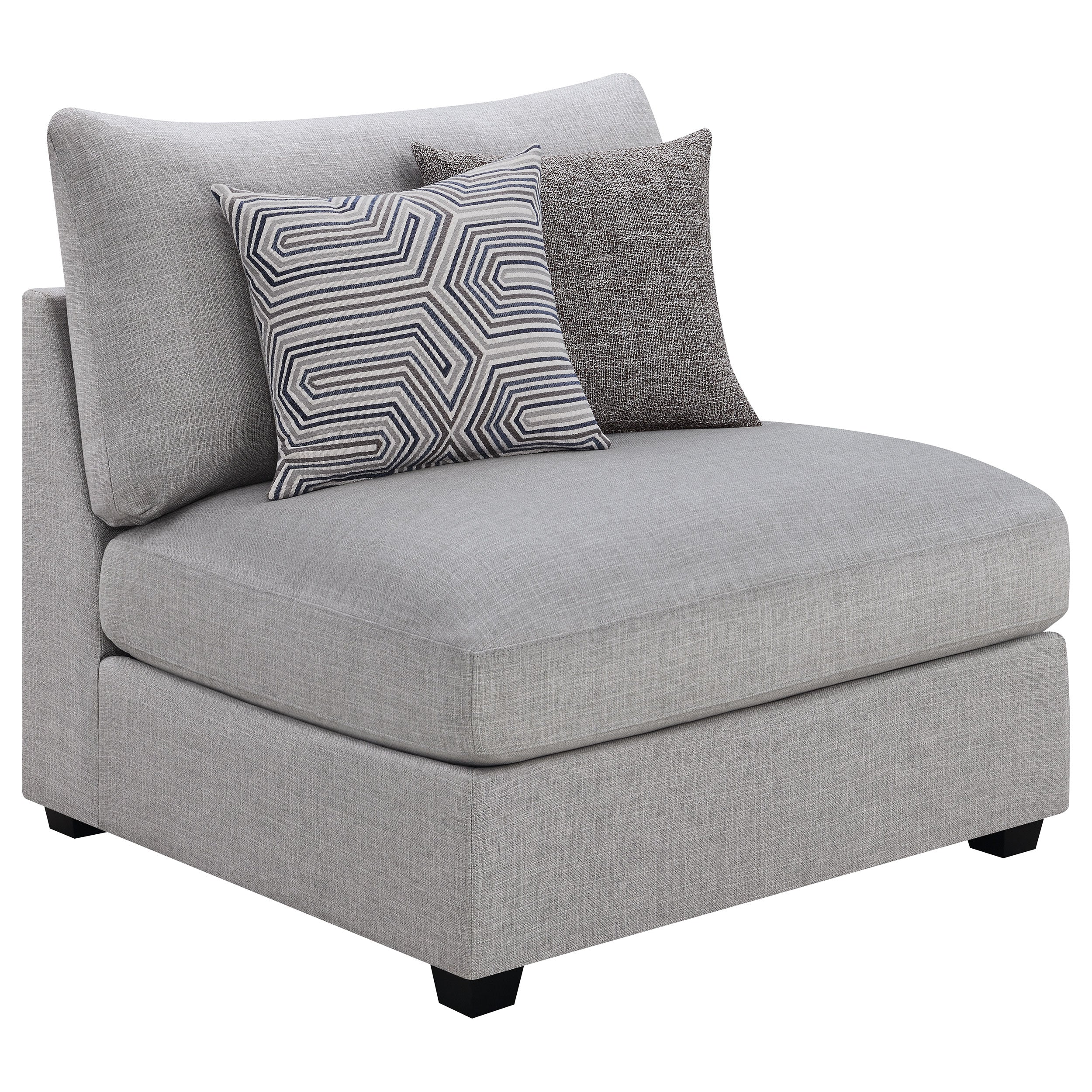 Cambria 4-piece Upholstered Modular Sectional Sofa Grey-CoasterElevations