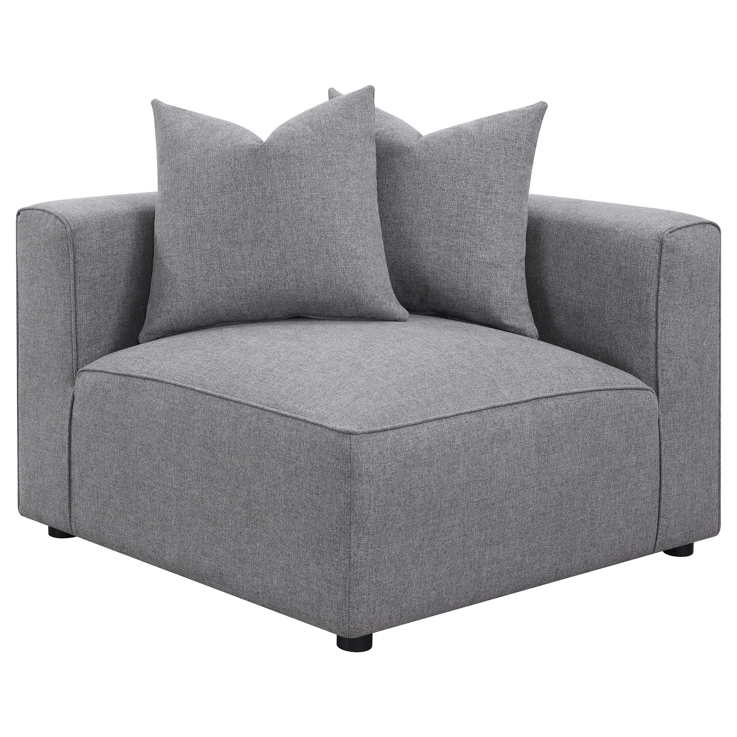 Jennifer 6-piece Upholstered Modular Sectional Grey-CoasterElevations