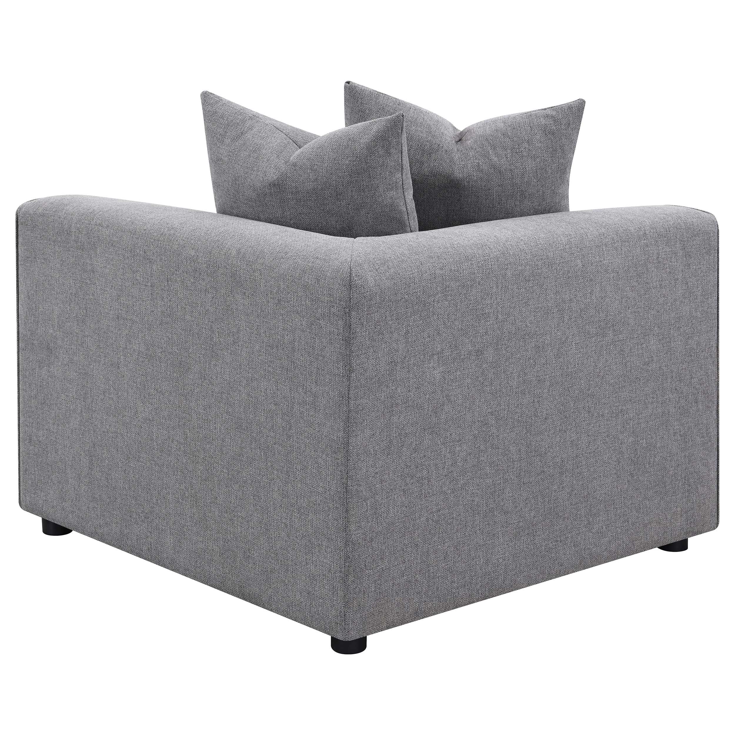 Jennifer 6-piece Upholstered Modular Sectional Grey-CoasterElevations