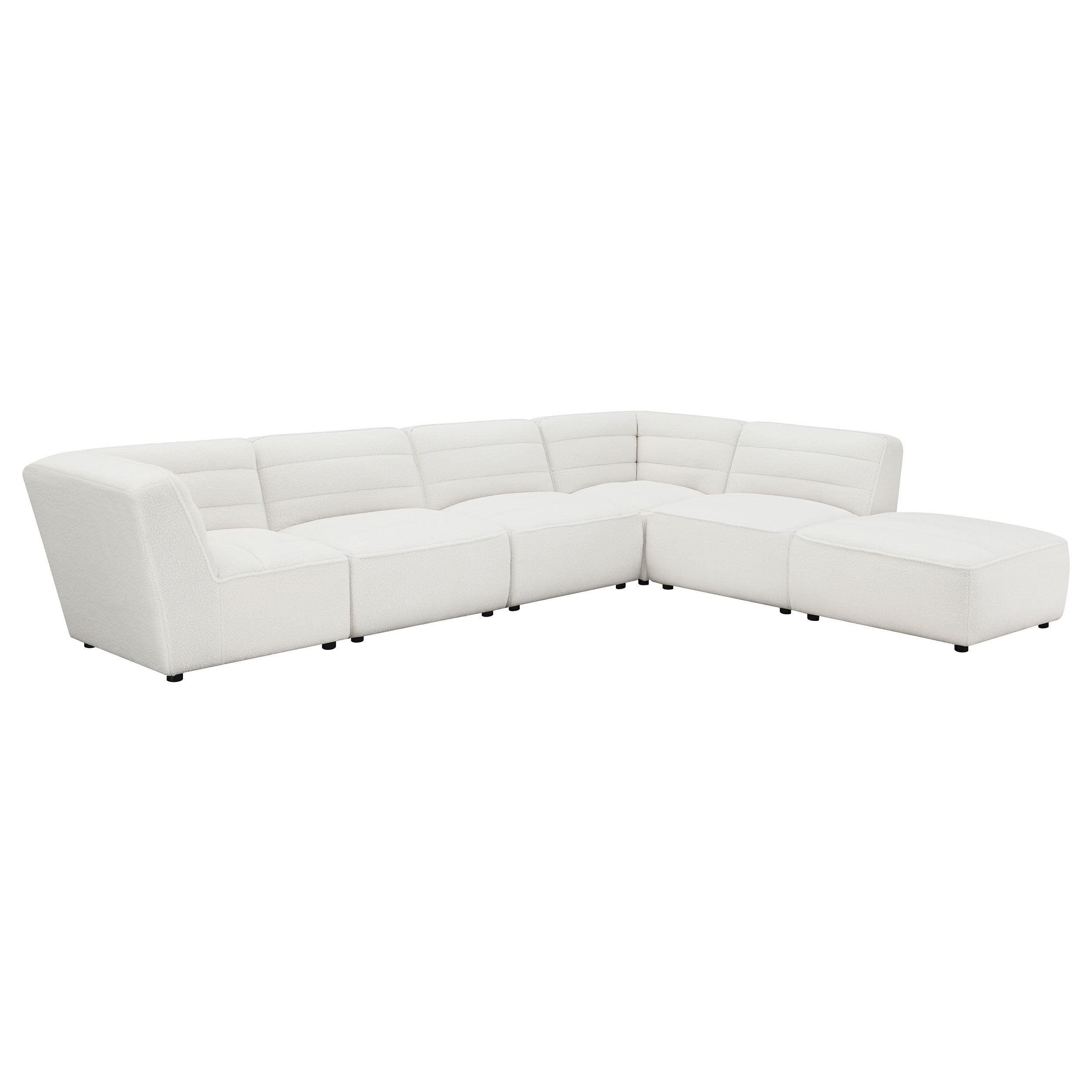 Sunny Upholstered Armless Chair Natural-CoasterElevations