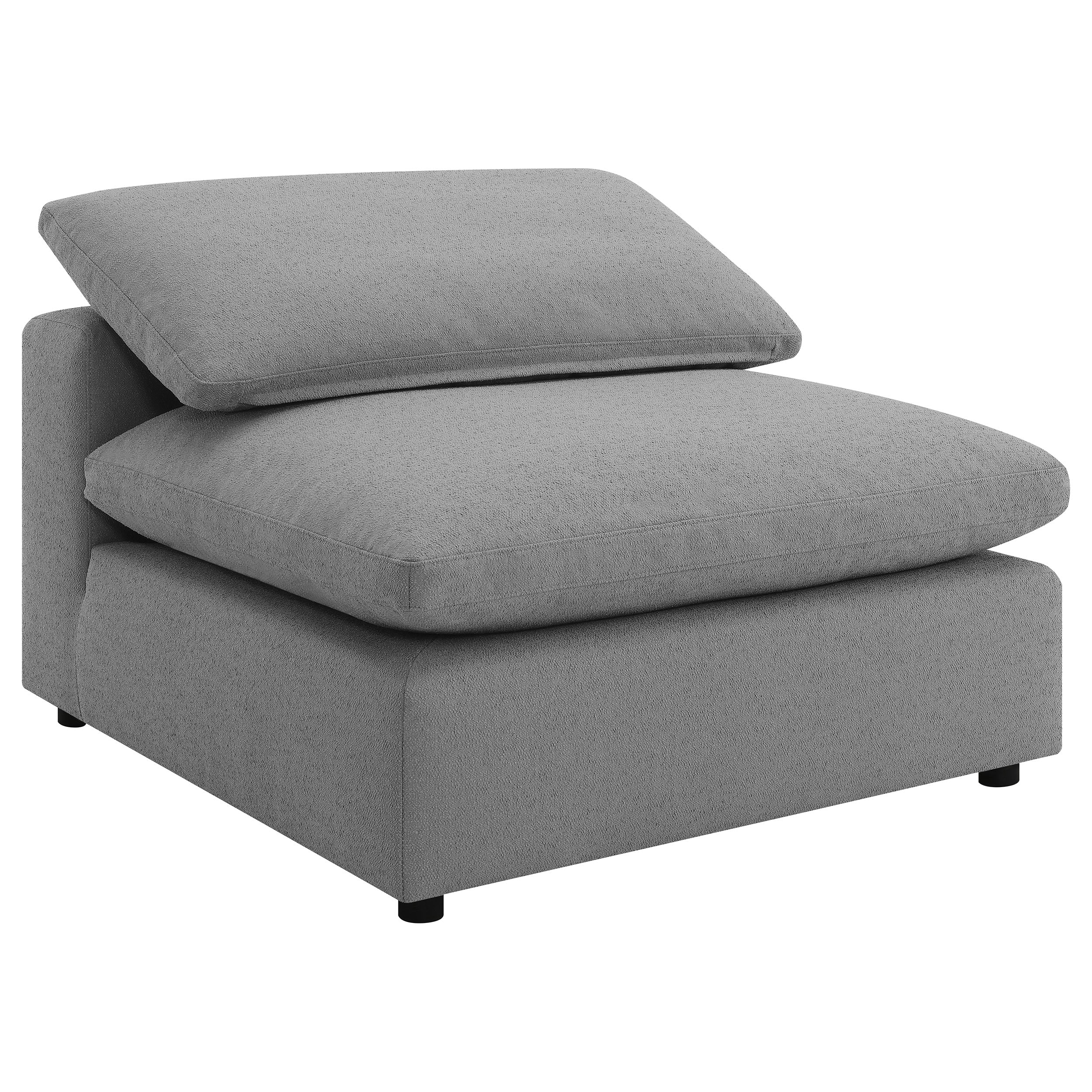 Raleigh 6-piece Boucle Upholstered Modular Sectional Grey-Coaster