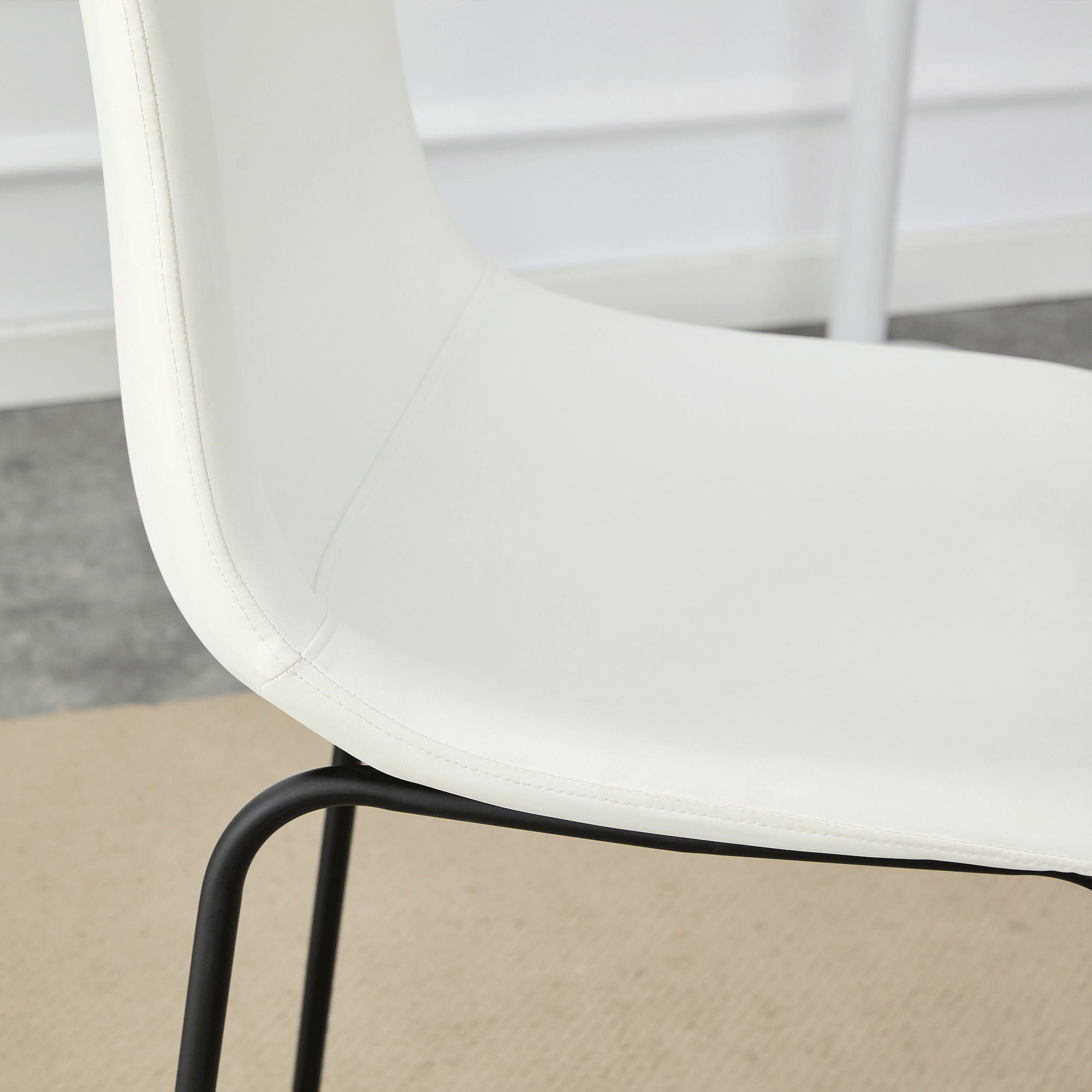 Retro Bar Chairs, Comfortable Stools (Set of 2)