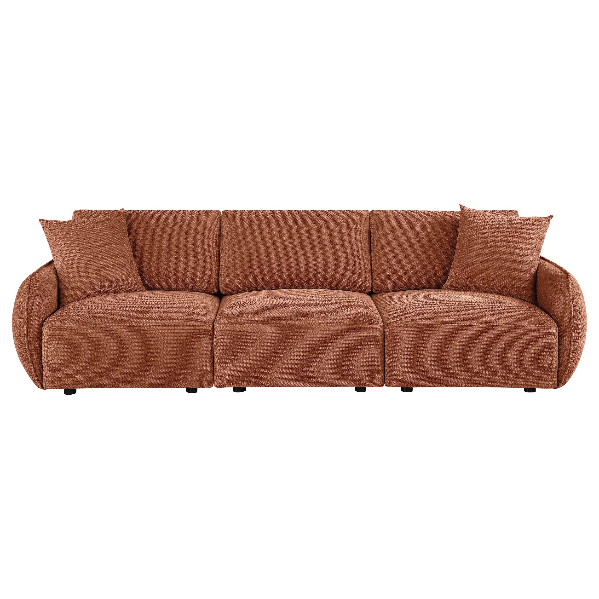 Elysia 5-piece Chenille Upholstered Modular Sectional Sofa Coral-Coaster