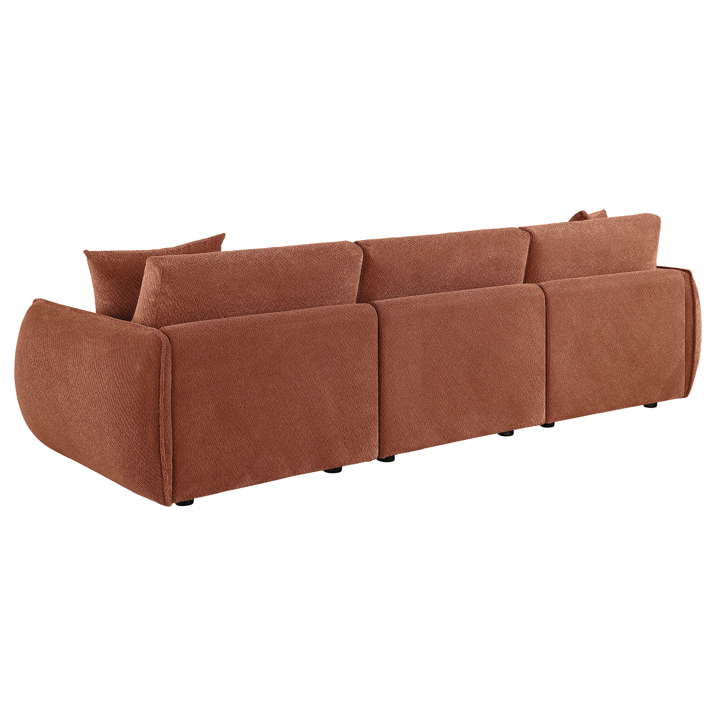 Elysia 5-piece Chenille Upholstered Modular Sectional Sofa Coral-Coaster
