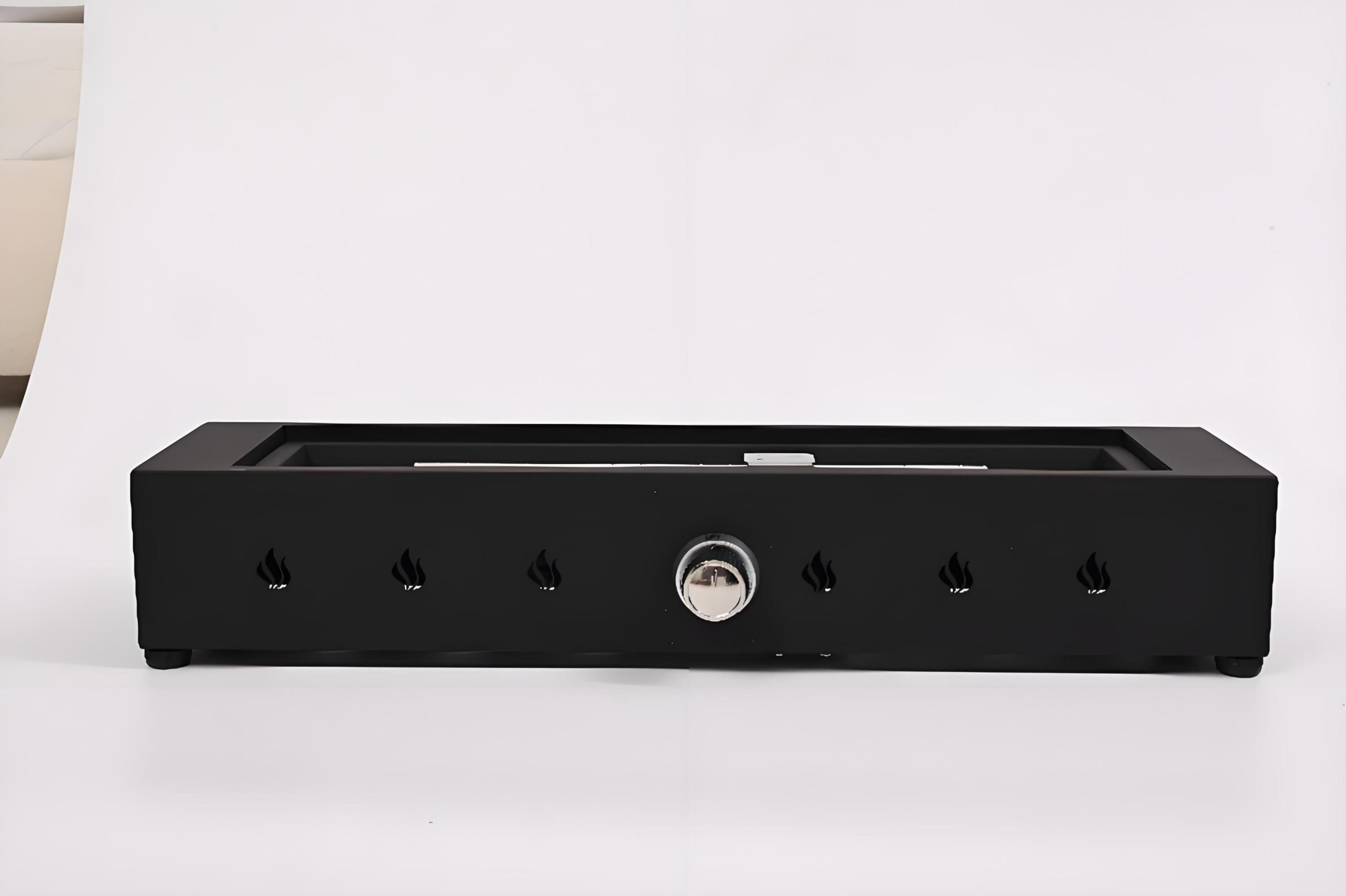 28-Inch Rectangle Fire Pit with 40000 BTU Propane Heating