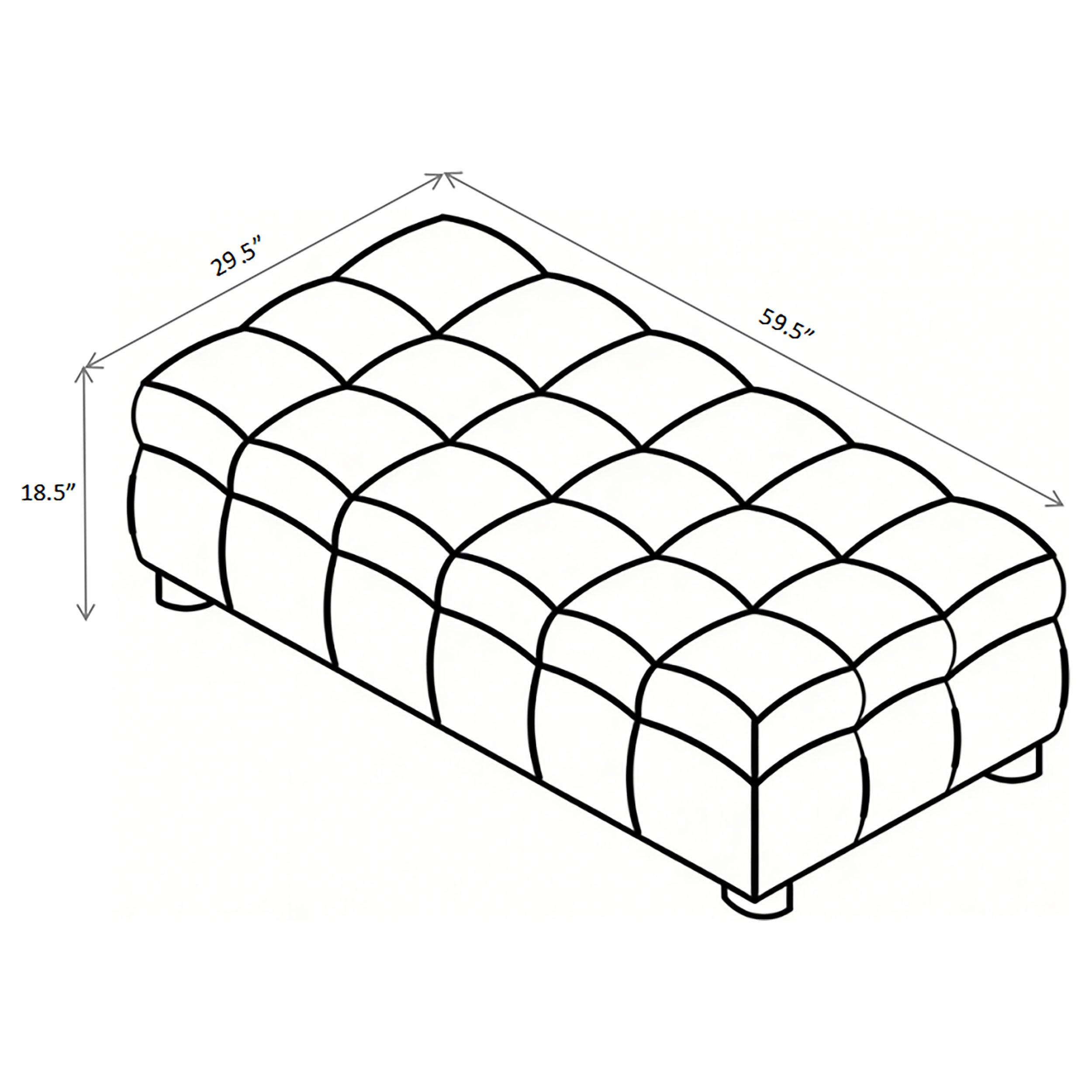 Amara Upholstered Ottoman-