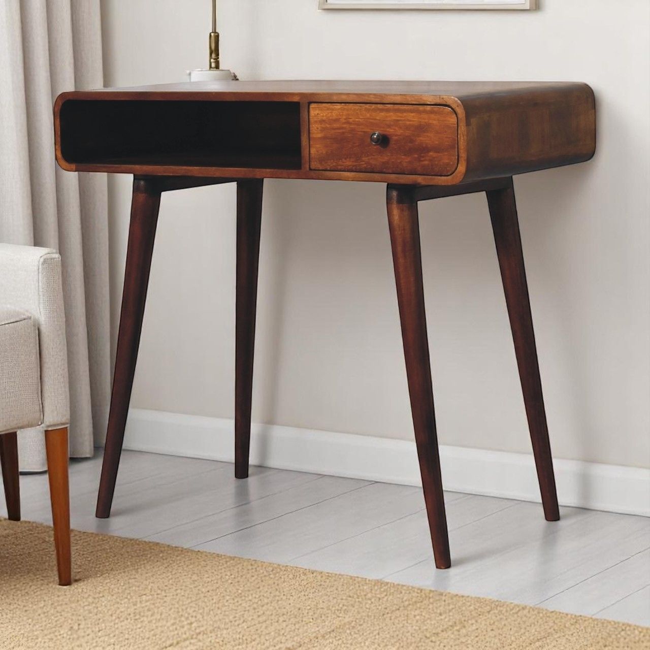Curved Writing Desk - Best Buy Furniture