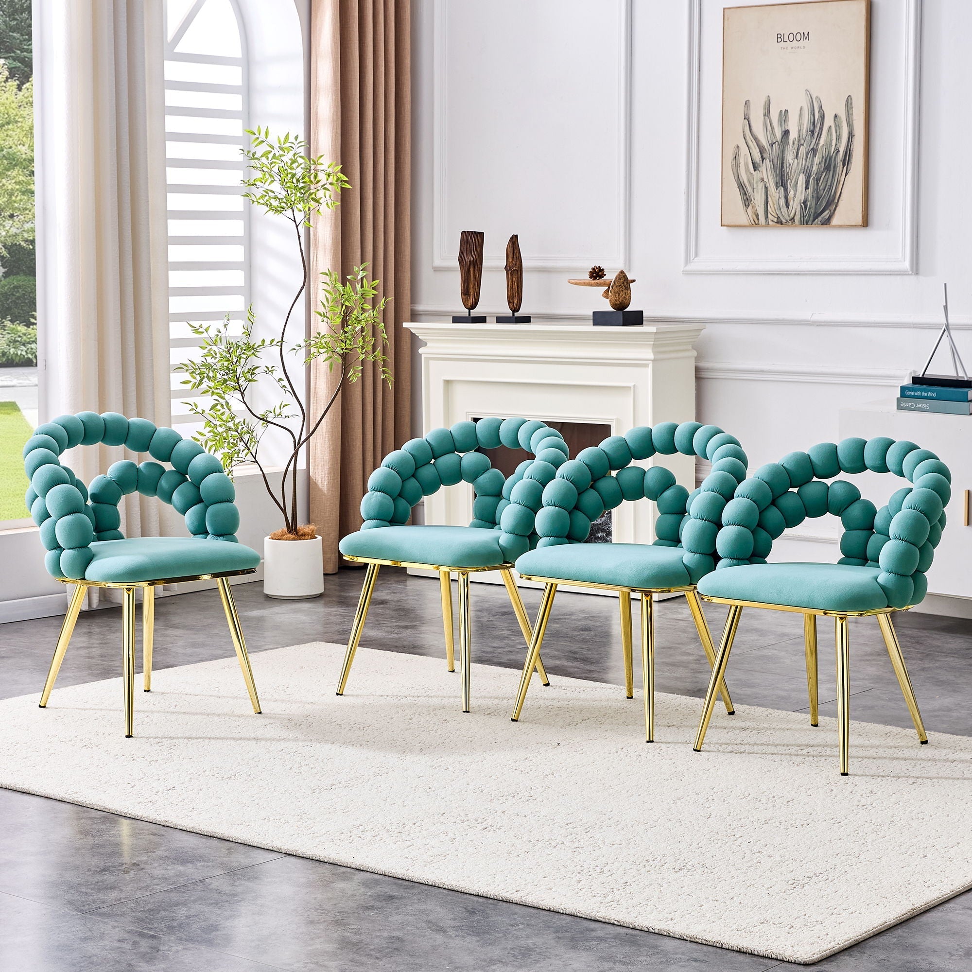 Puffy Bubble, Ball Chain Chairs For Dining Room