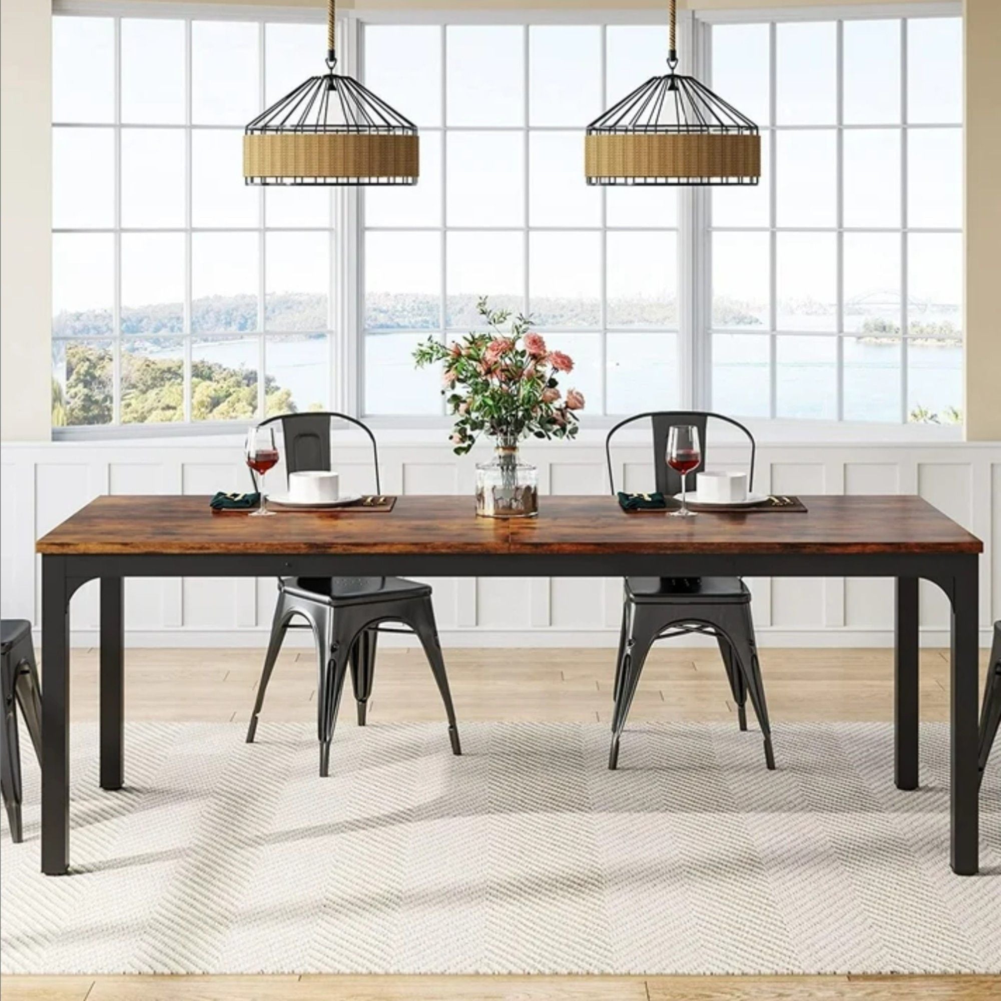 Rectangle Dining Table For 6 - 8 People