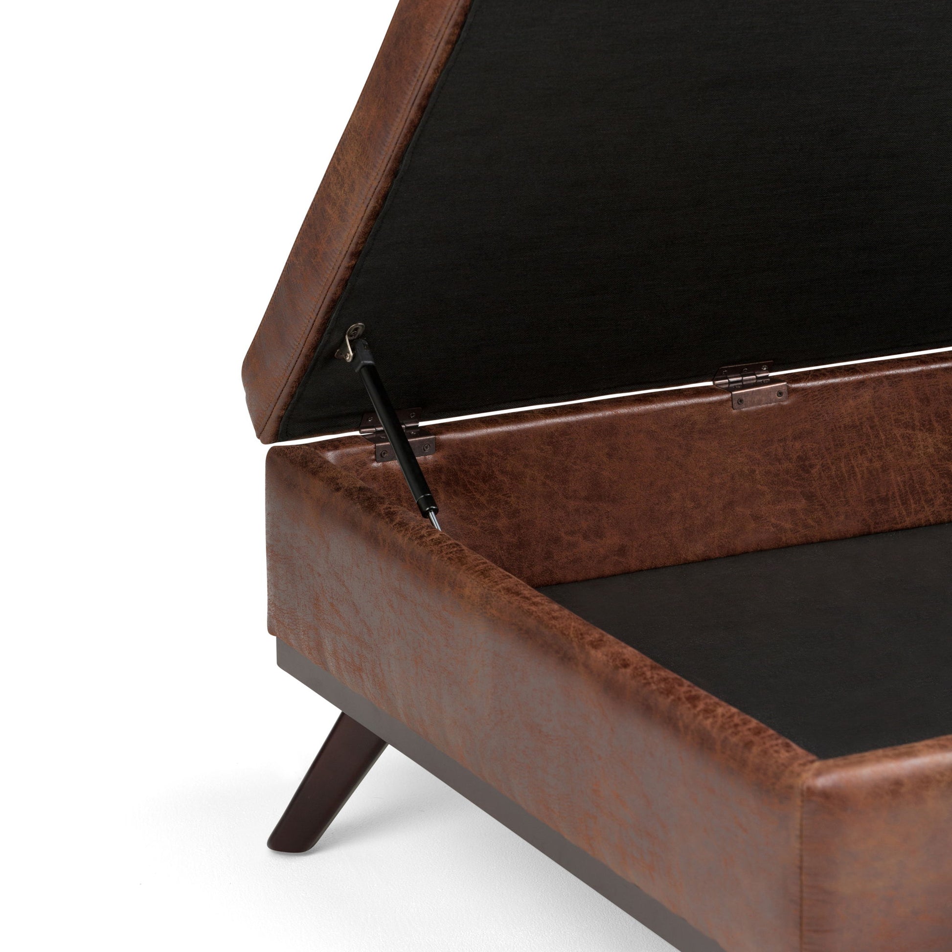 Owen - Multifunctional Square Coffee Table Storage Ottoman - Best Buy Furniture
