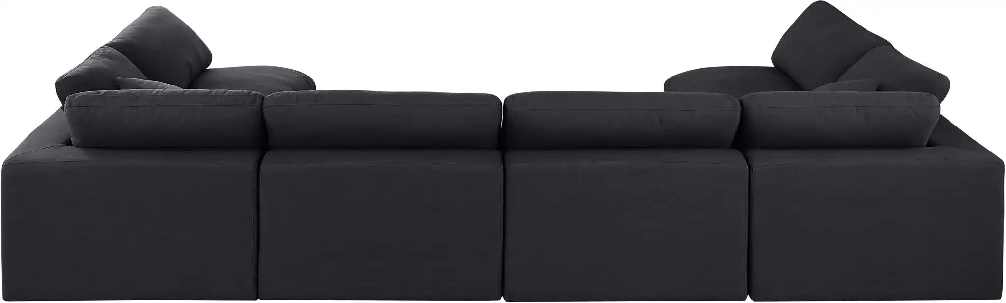 Comfy - 6 Piece Linen Modular Armless Sectional