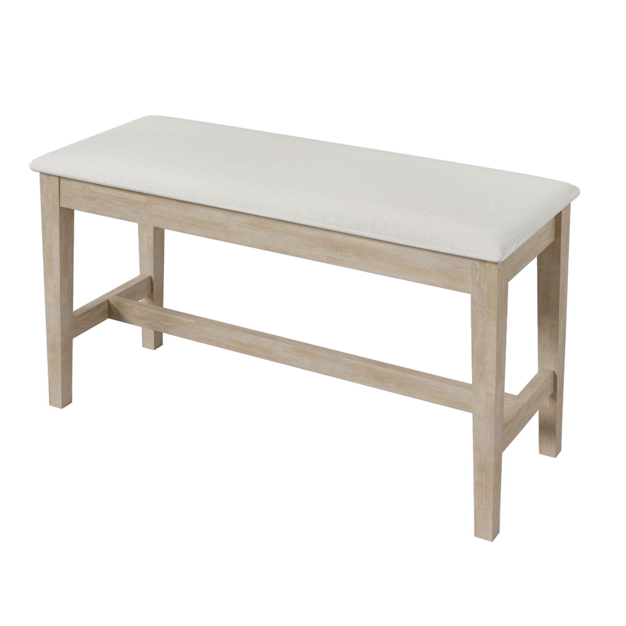 Topmax - 6 Piece Wood Half Round Dining Table Set Kitchen Table Set With Long Bench And 4 Dining Chairs, Modern Style - Best Buy Furniture