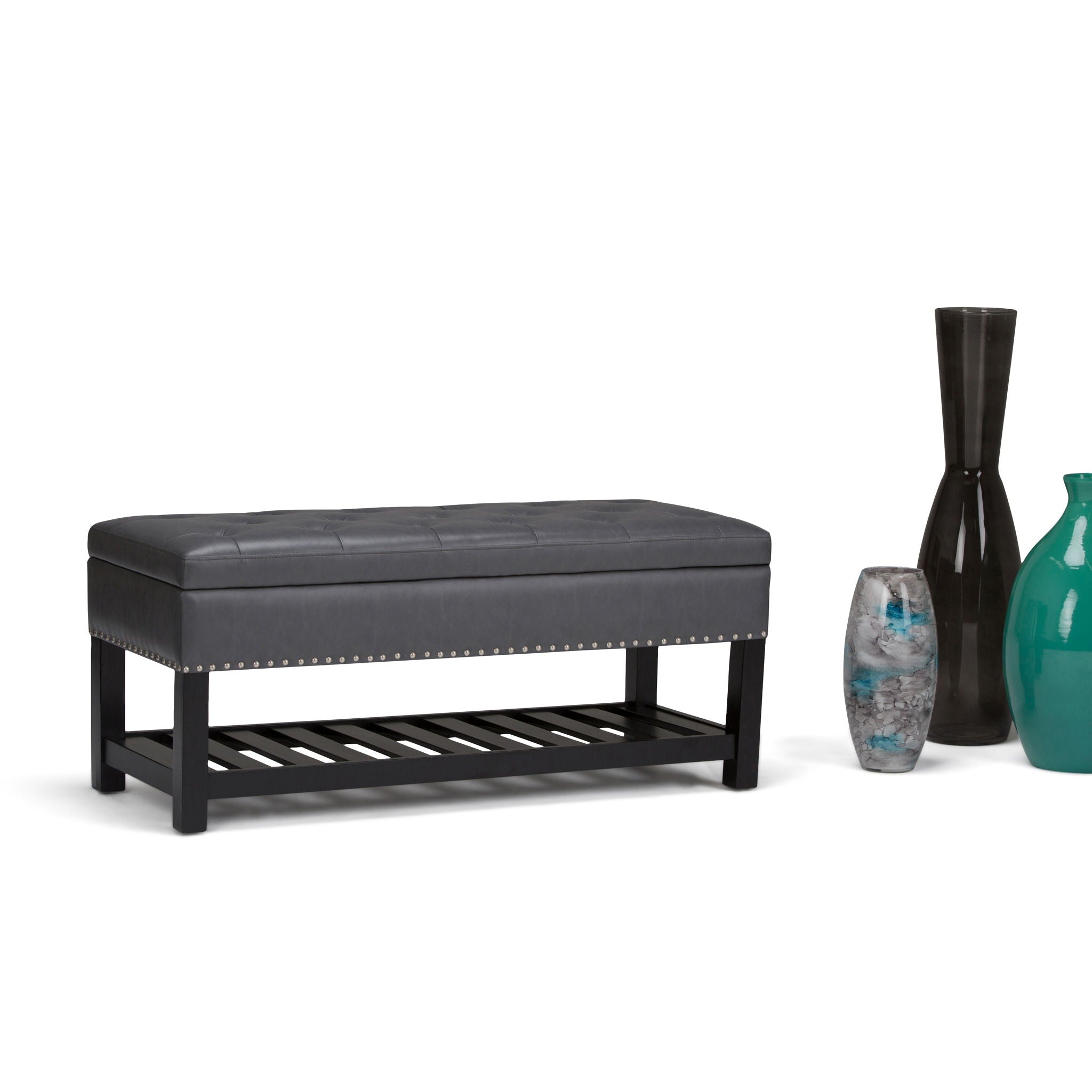 Lomond - Upholstered Storage Ottoman Bench - Best Buy Furniture