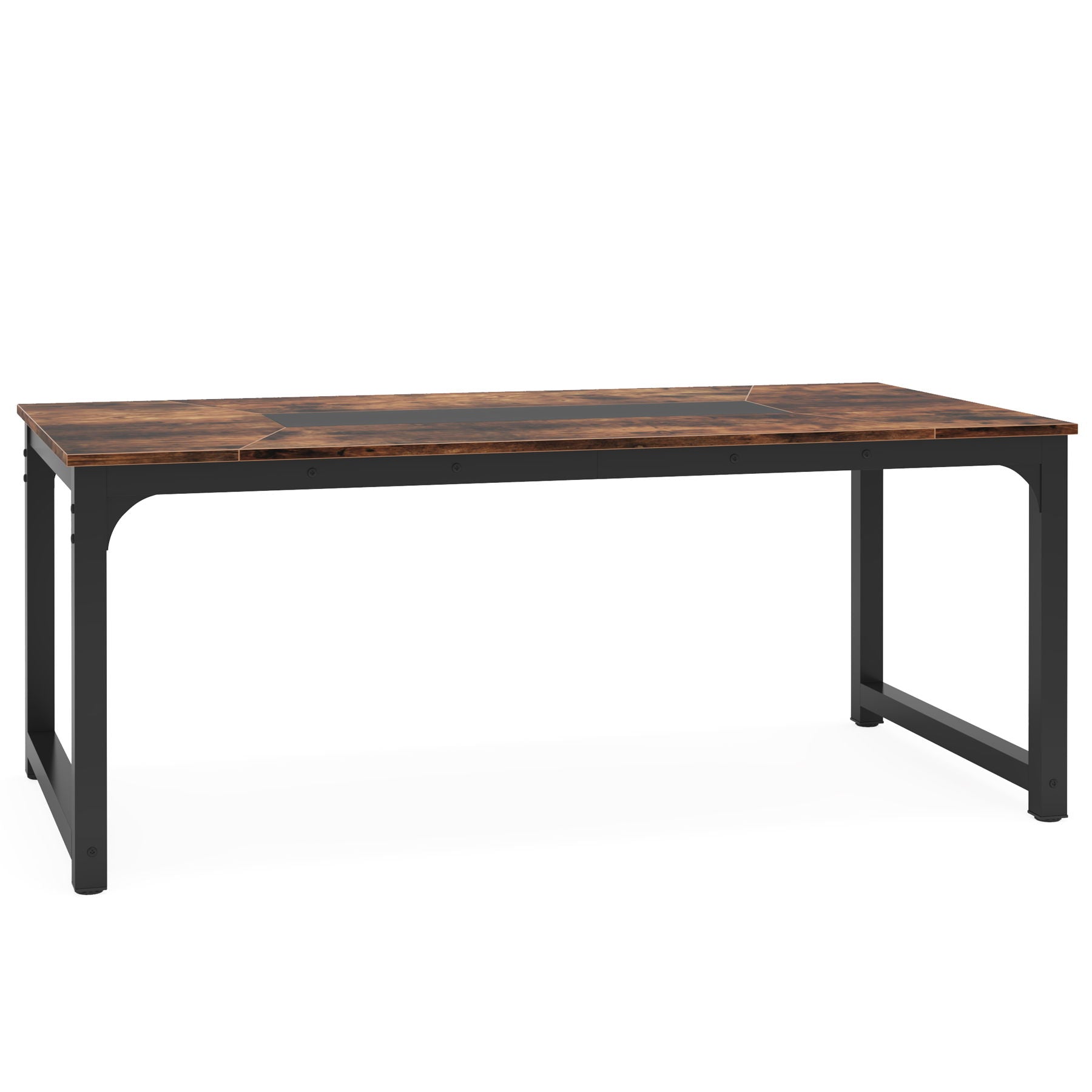 Rectangular Kitchen & Dining Room Table - Brown / Black