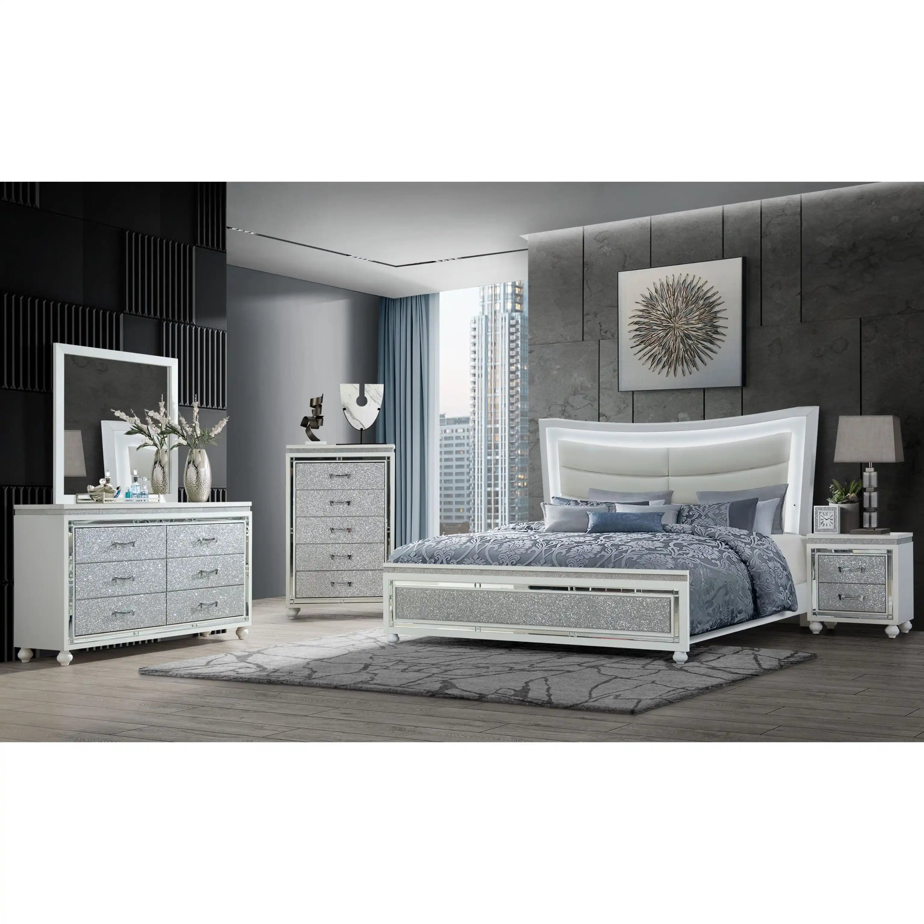 Maloise - Nightstand - White - Best Buy Furniture