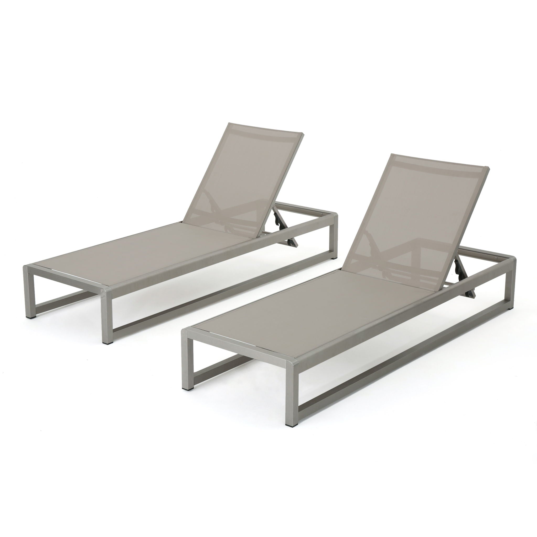 Chaise Lounge With 5 Reclining Positions, Outdoor Patio Lounge Chairs
