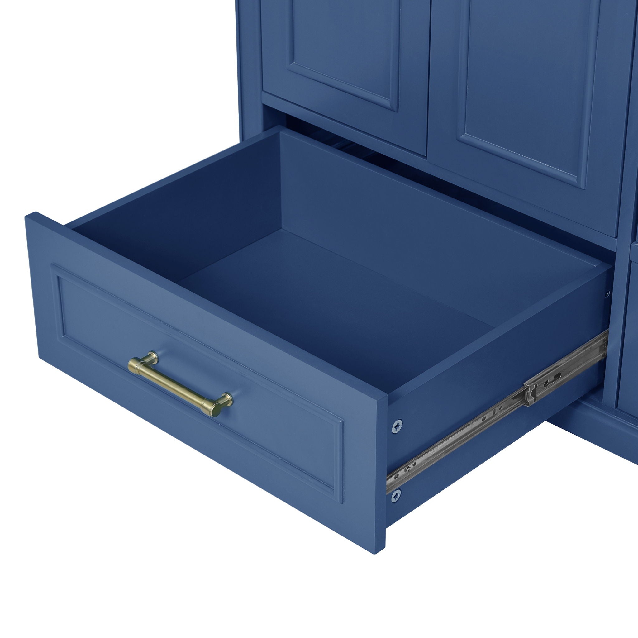Traditional Bathroom Vanity With Soft Close Doors And Drawers