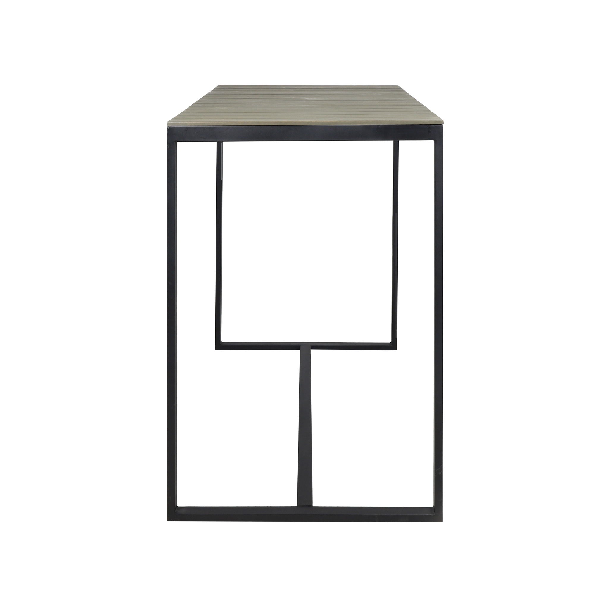 Ernesto - Outdoor Industrial Acacia Wood Bar Table - Best Buy Furniture