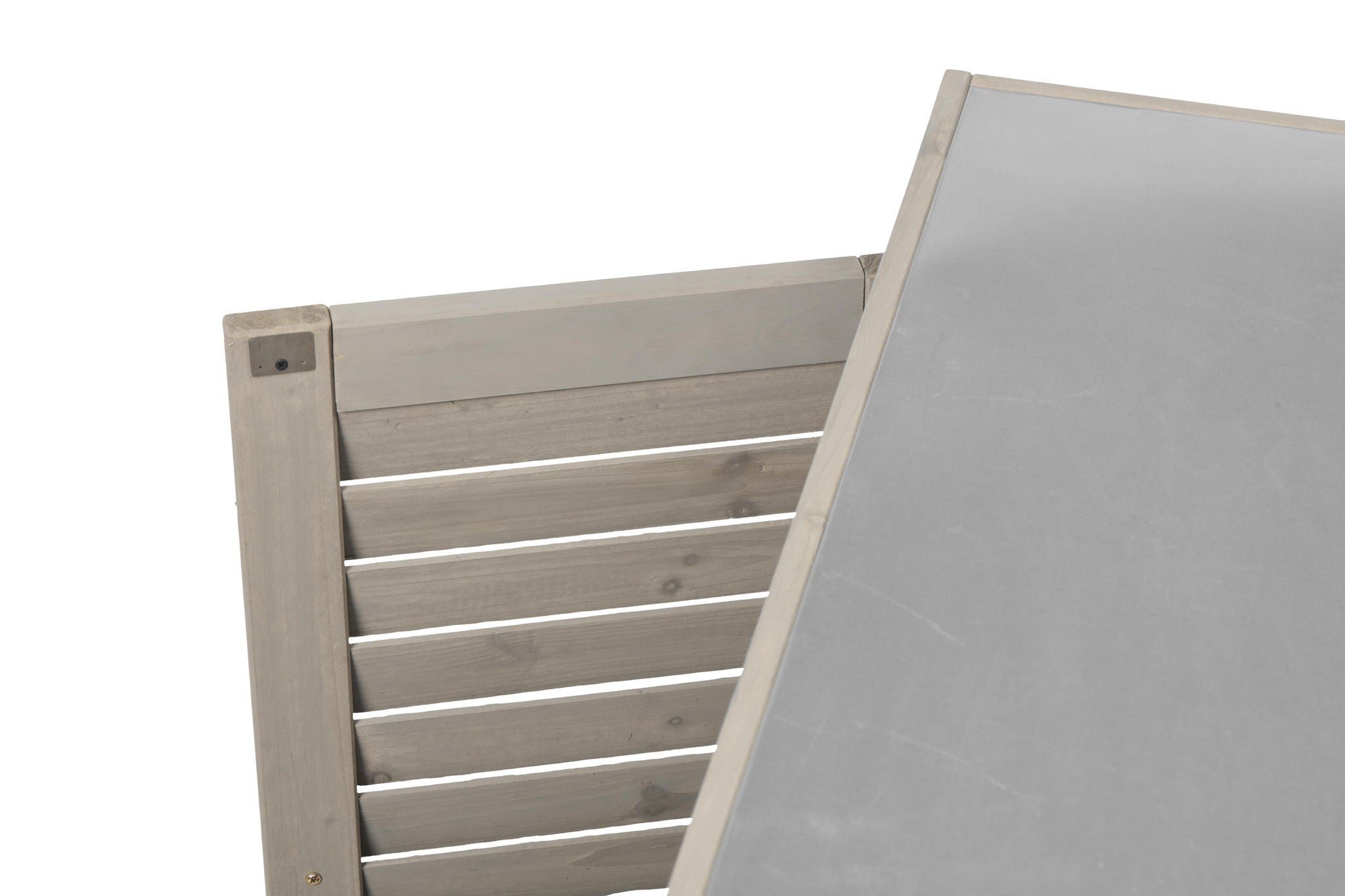 Potting Bench With Storage Cabinet And Metal Table Top For Outdoor