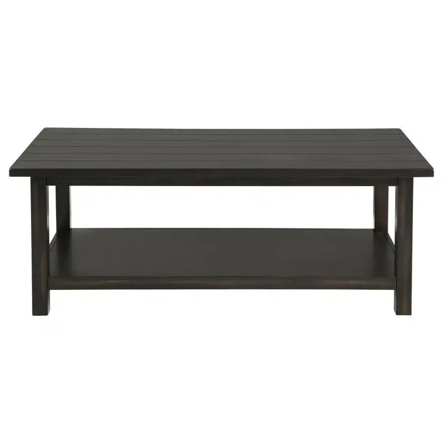 Payne - Wood Coffee Table with Shelf - Best Buy Furniture
