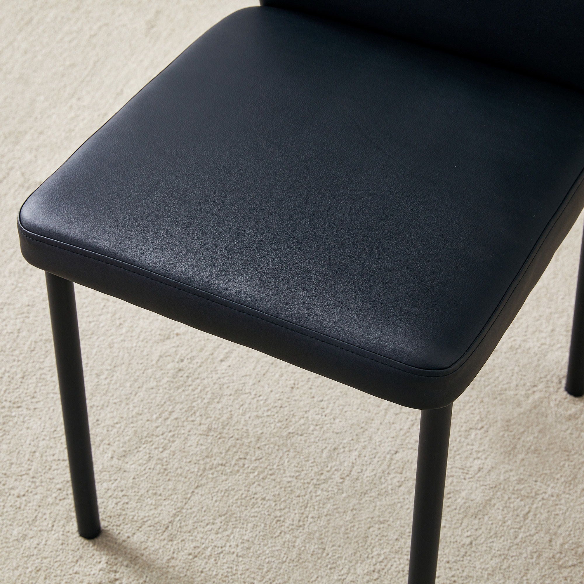 Luxury Simple Chair With Metal Leg
