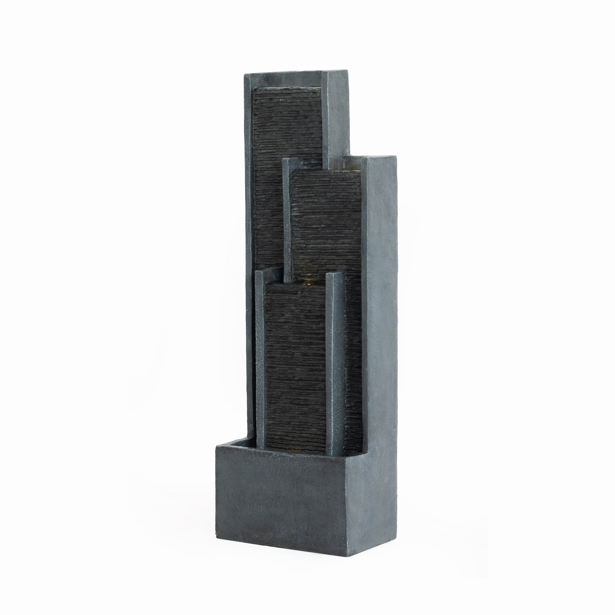 40 Inch Modern Outdoor Water Fountain