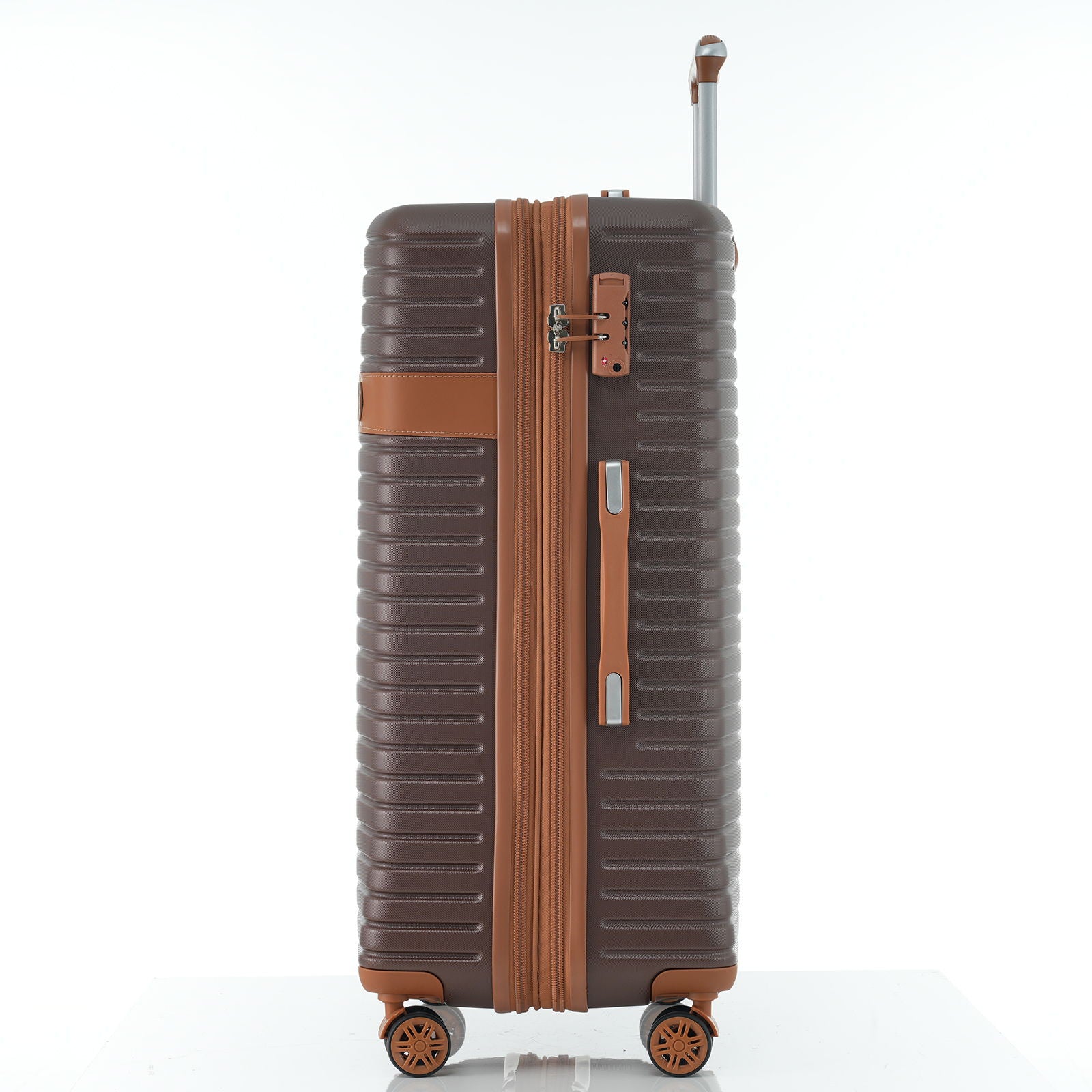 4 Piece Luggage Suitcase Set, Hard Shell Lightweight Expandable Travel Luggage With 4 Packing Cubes