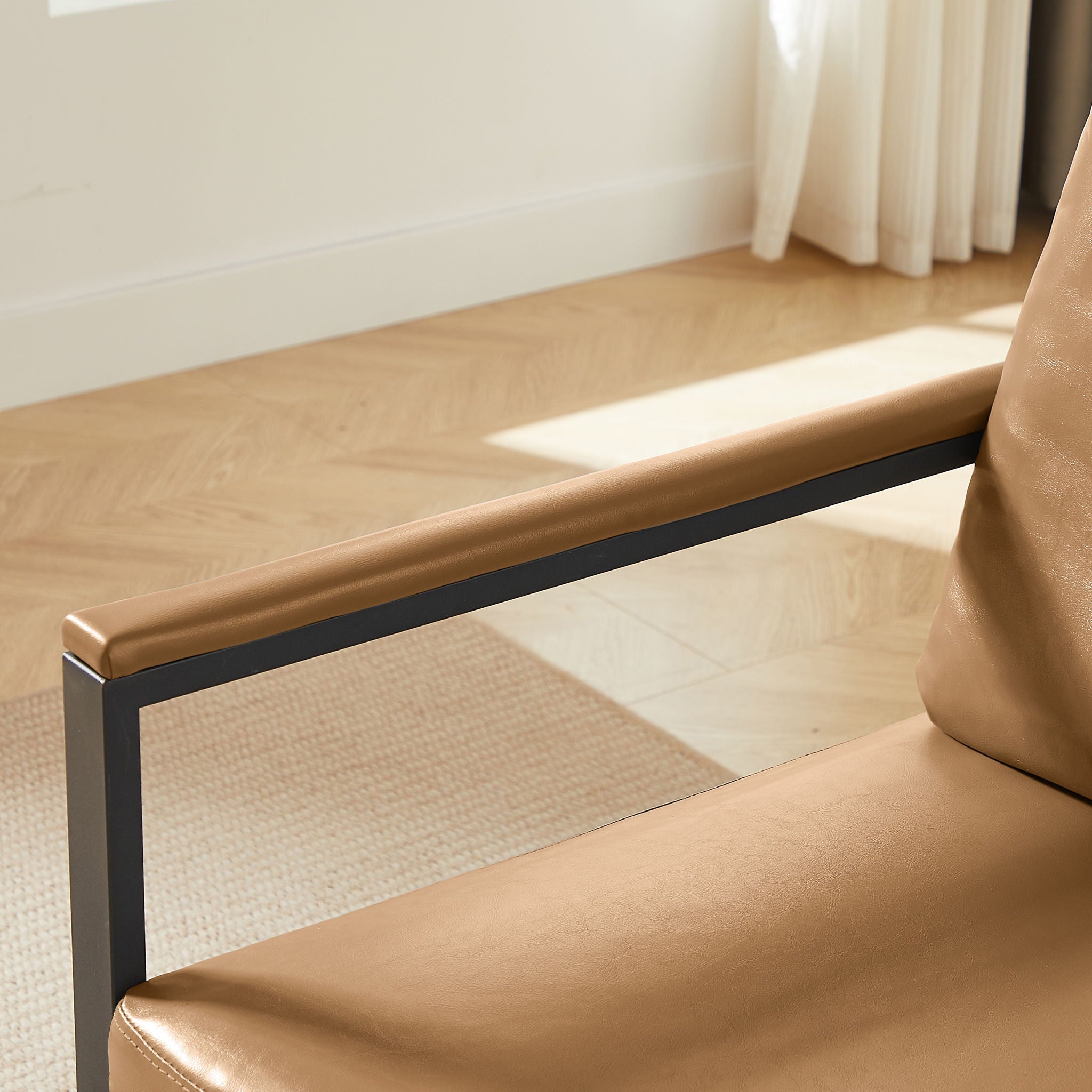 Retro Leisure Accent Chair With Extra Soft Padding
