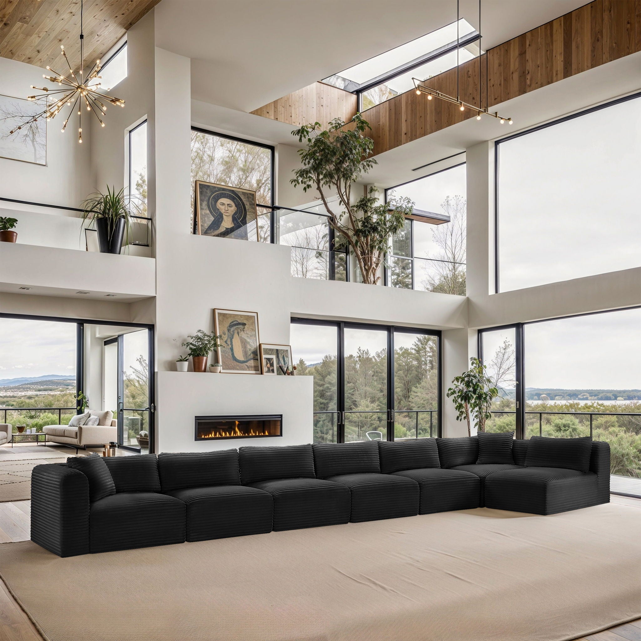 Shaggy - 7 Piece Modular Sectional